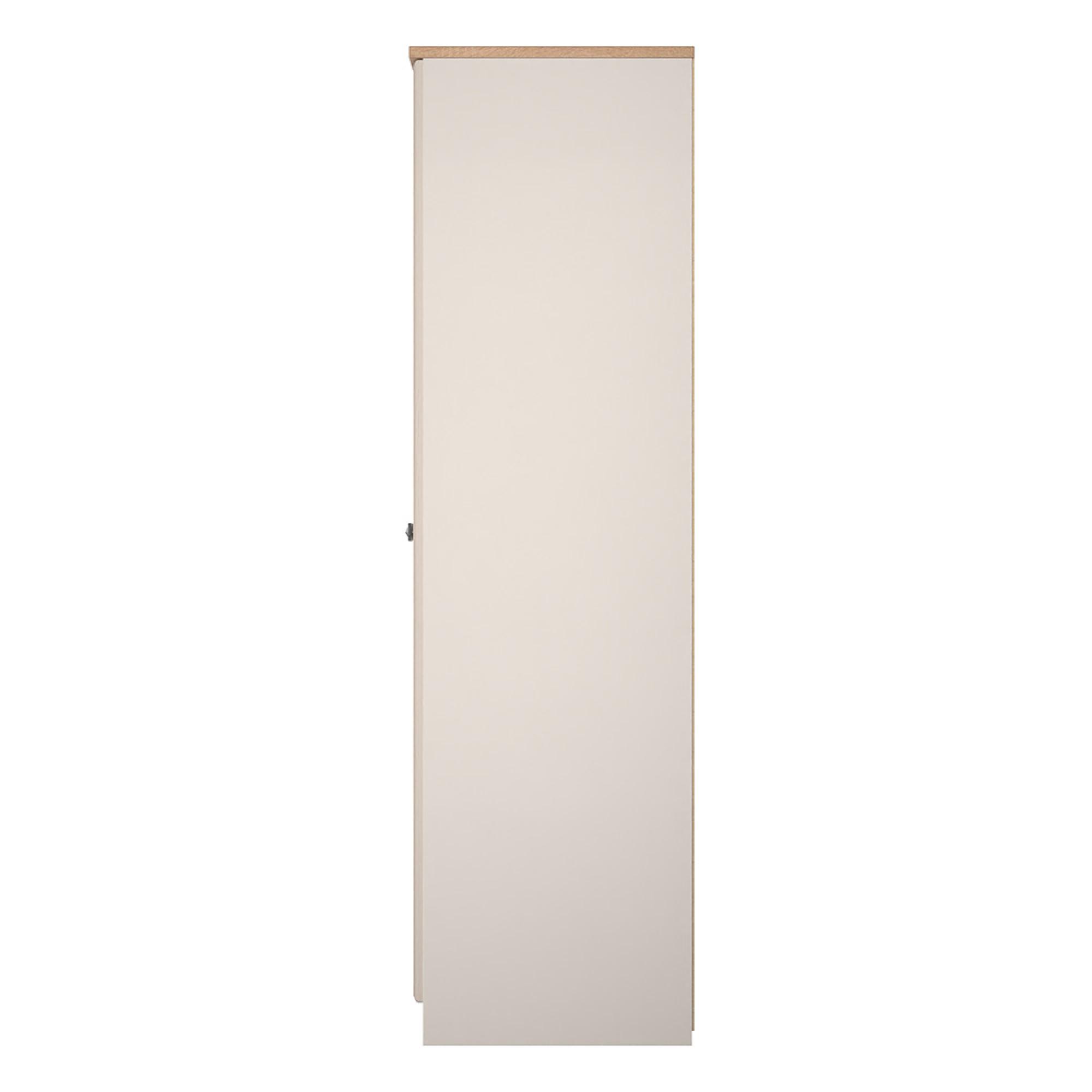 Norfolk Wardrobe - 2 Door - Plain - Cashmere and Oak