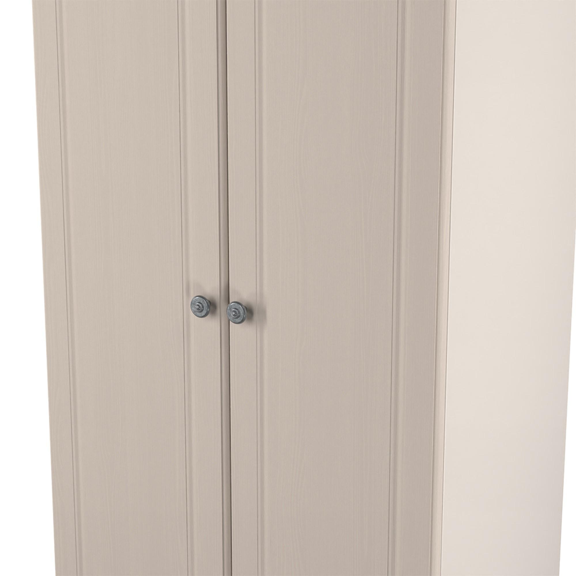 Norfolk Wardrobe - 2 Door - Plain - Cashmere and Oak