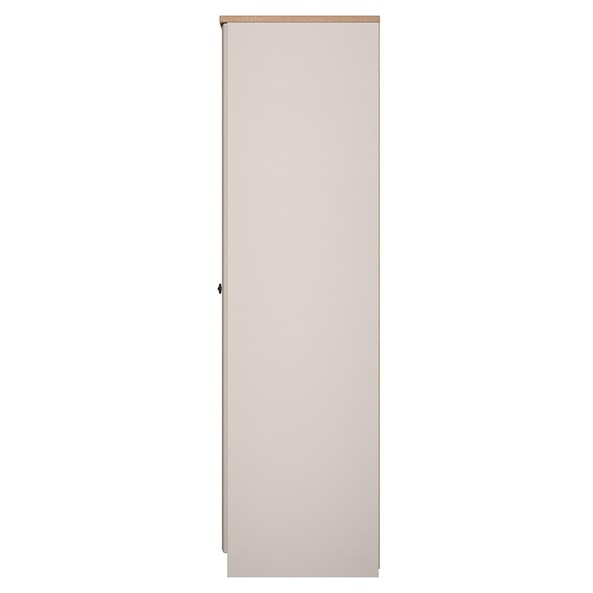 Norfolk Wardrobe - 3 Door - 1 Mirror - Triple - Cashmere and Oak
