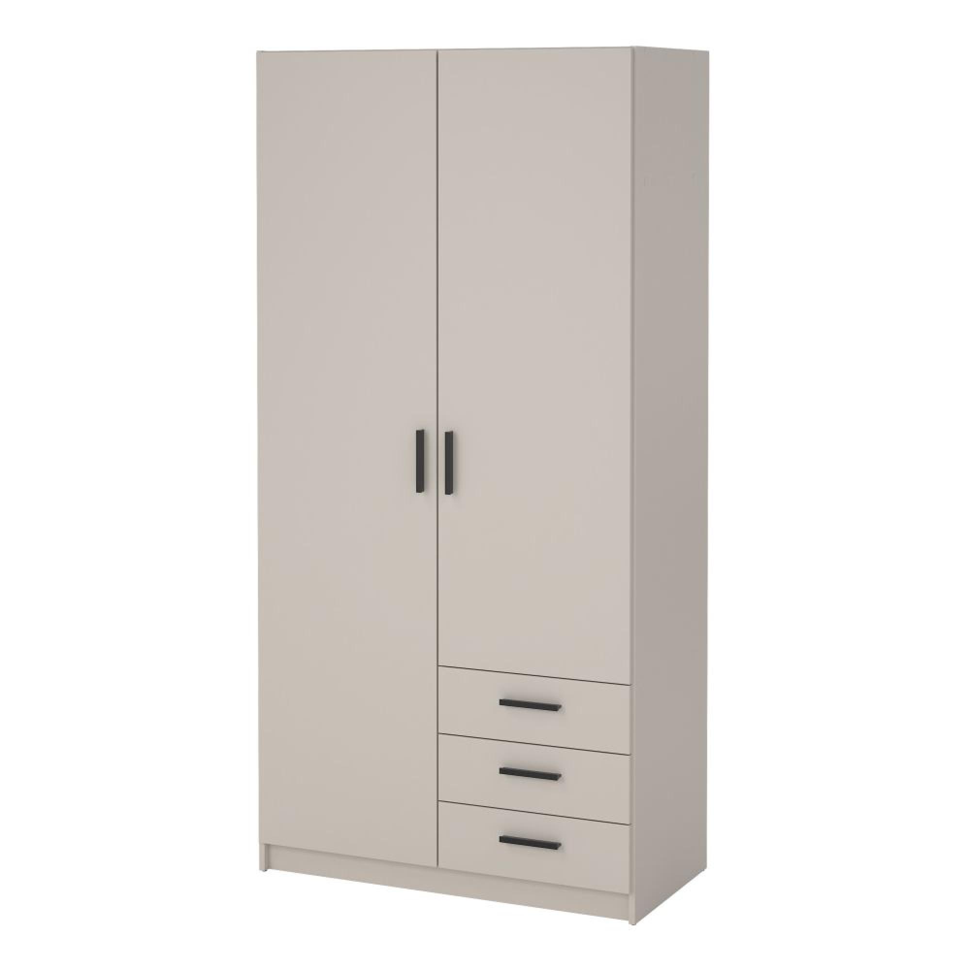 Sprint Wardrobe - 2 Door - 3 Drawer - Cashmere