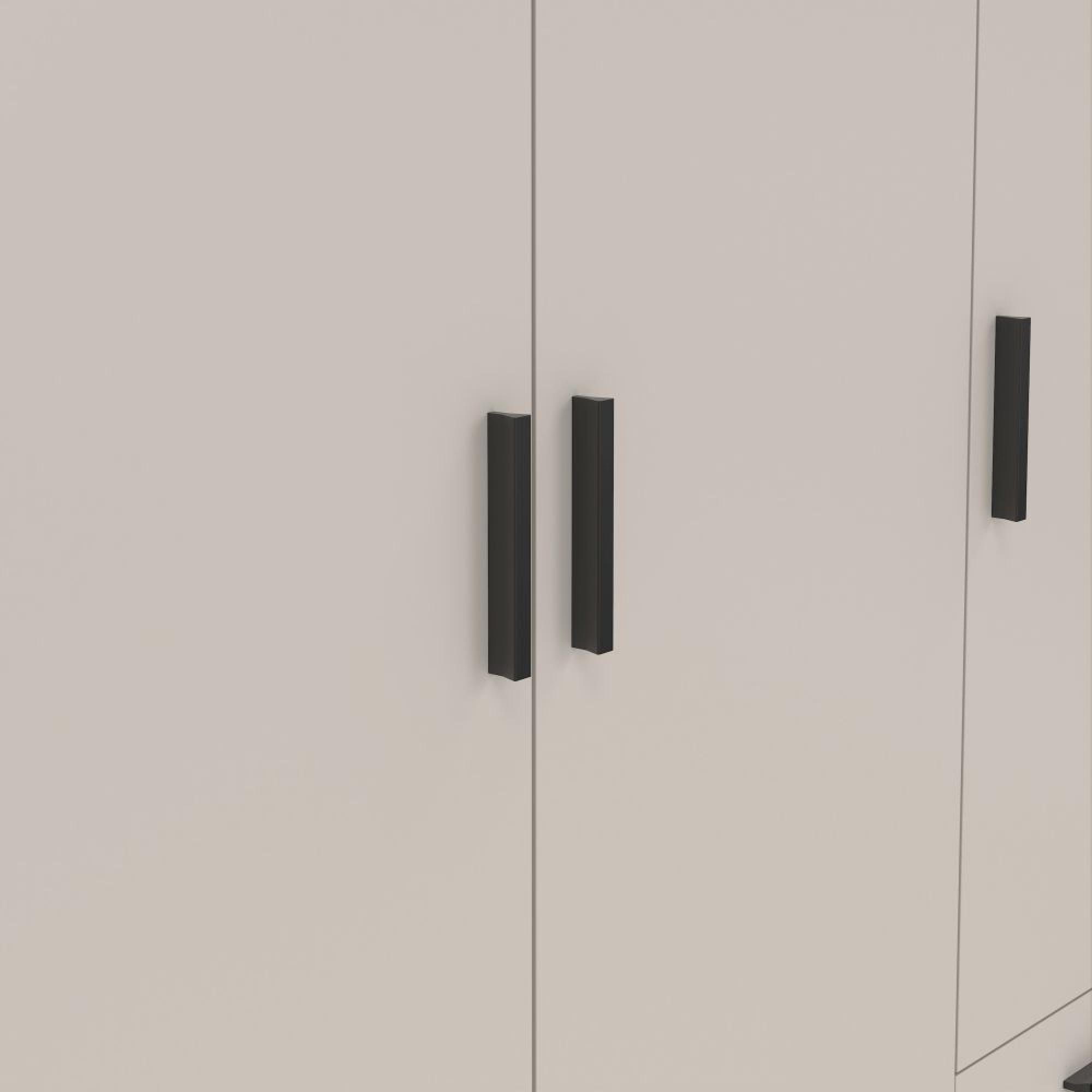 Sprint Wardrobe - 3 Door - 3 Drawer - Cashmere