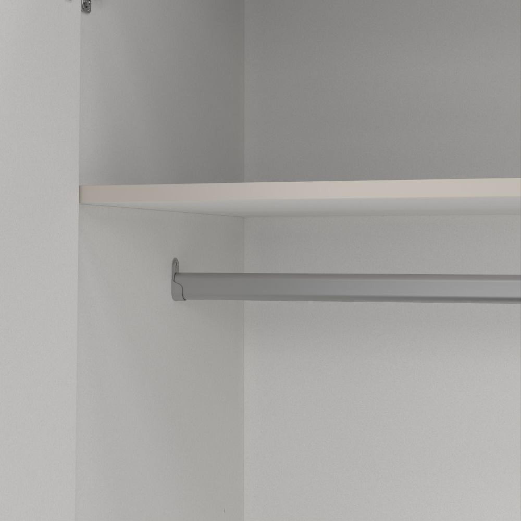Sprint Wardrobe - 4 Door - 3 Drawer - Cashmere