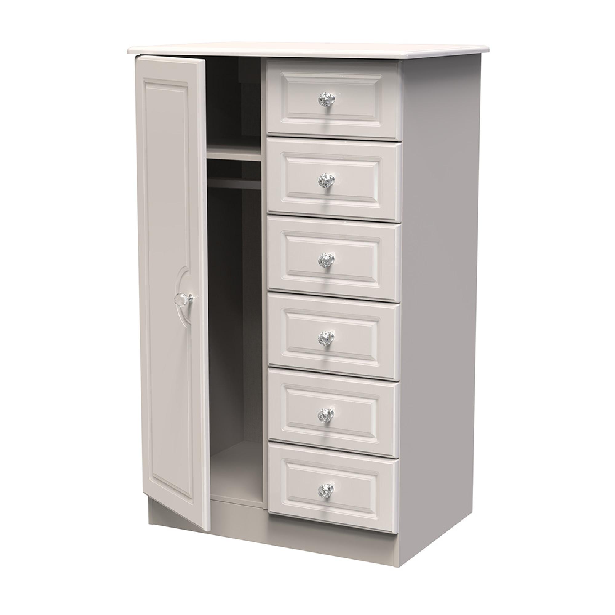 Balmoral Wardrobe - 1 Door - Midi - Cashmere