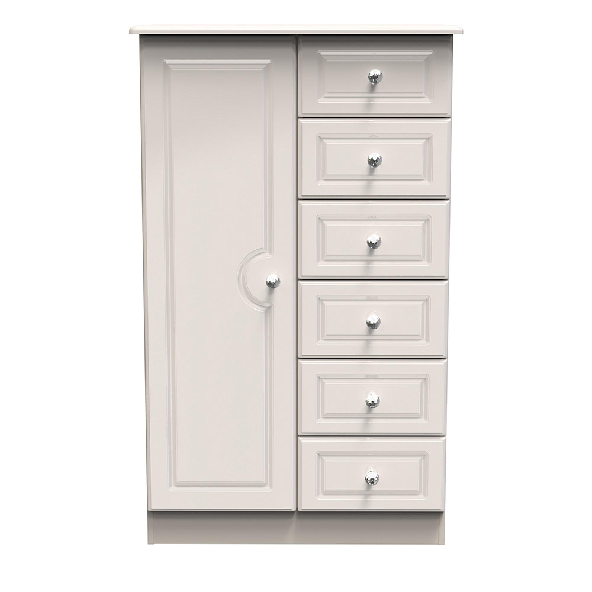 Balmoral Wardrobe - 1 Door - Midi - Cashmere