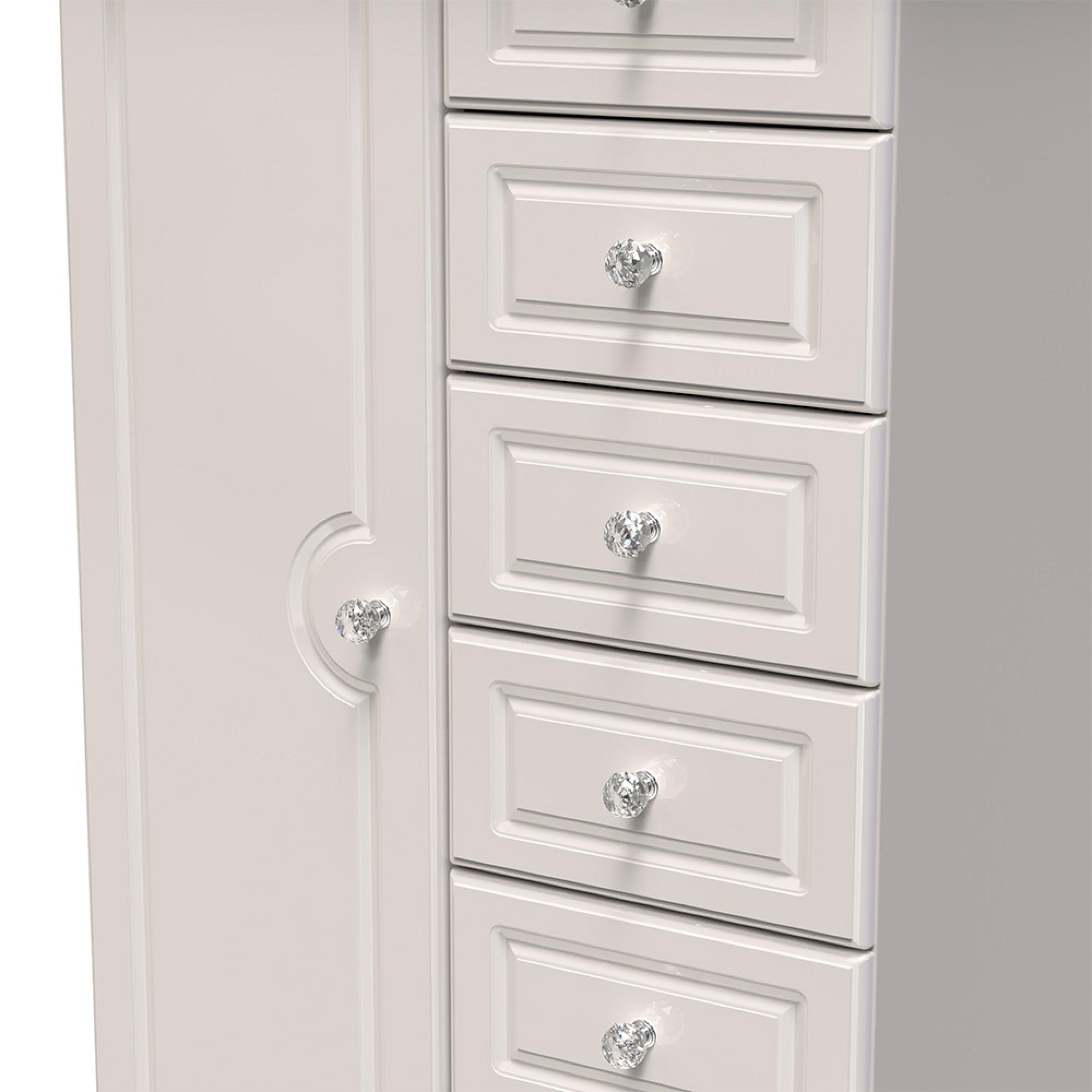 Balmoral Wardrobe - 1 Door - Midi - Cashmere