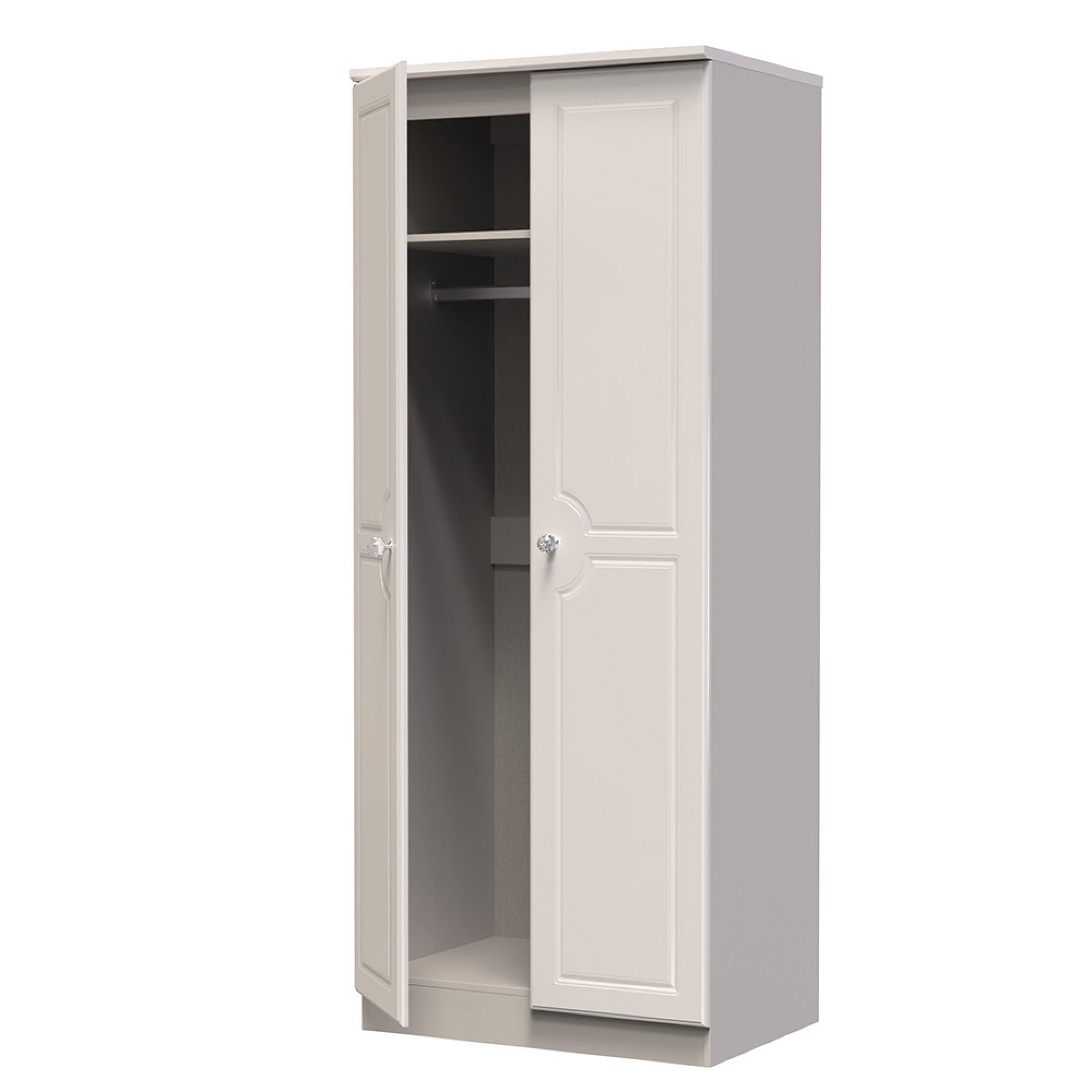Balmoral Wardrobe - 2 Door - Plain - Cashmere
