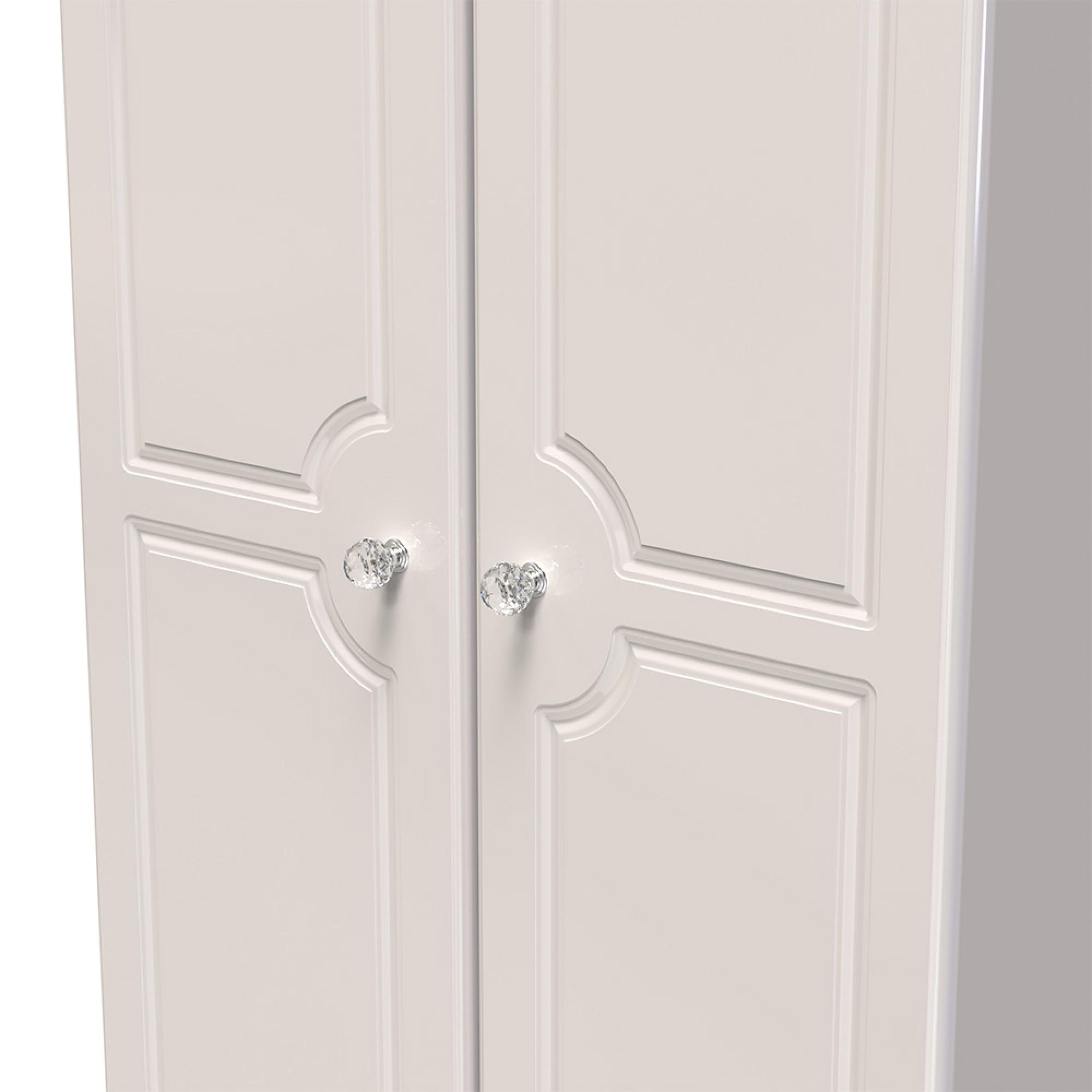 Balmoral Wardrobe - 2 Door - Plain - Cashmere