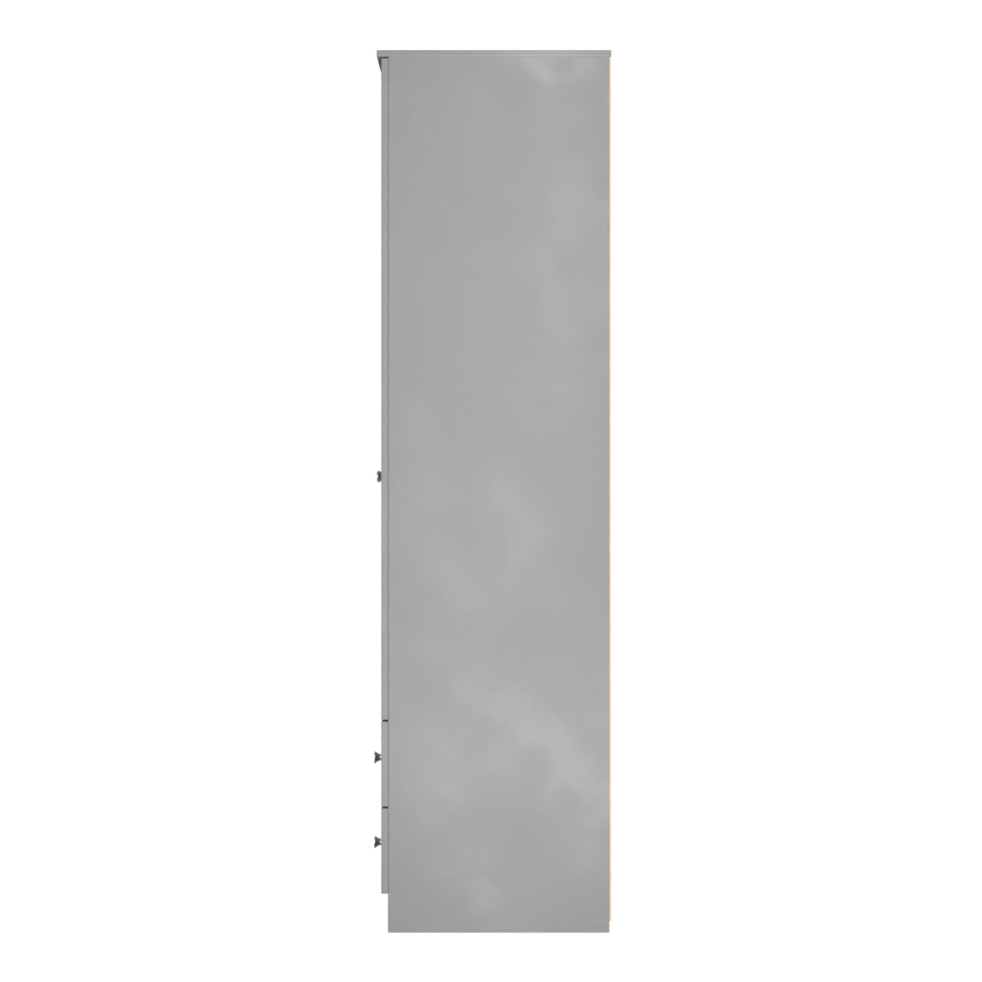 Yarmouth Wardrobe - 2 Door - 2 Drawer - Tall - Dusk Grey