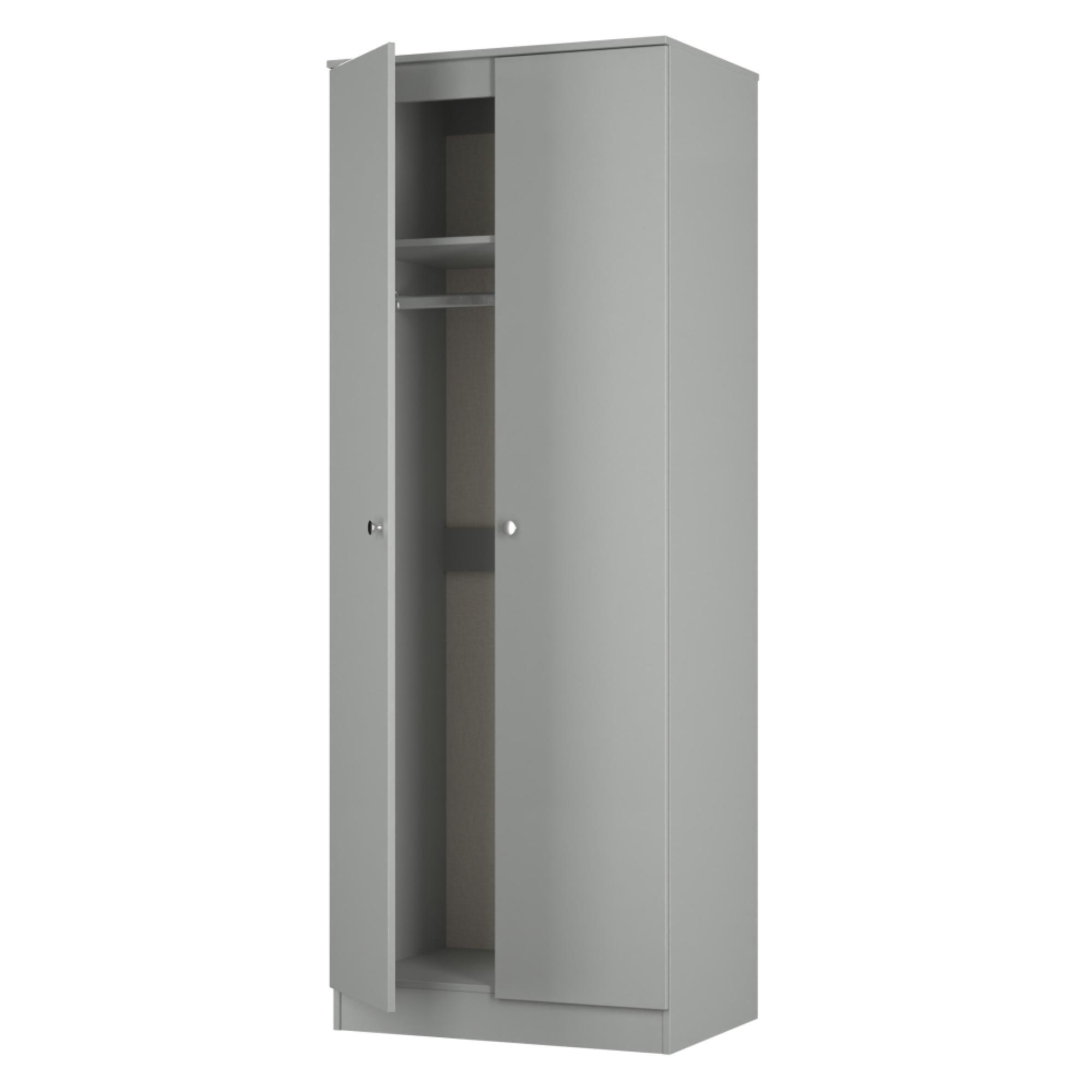 Yarmouth Wardrobe - 2 Door - Tall - Dusk Grey