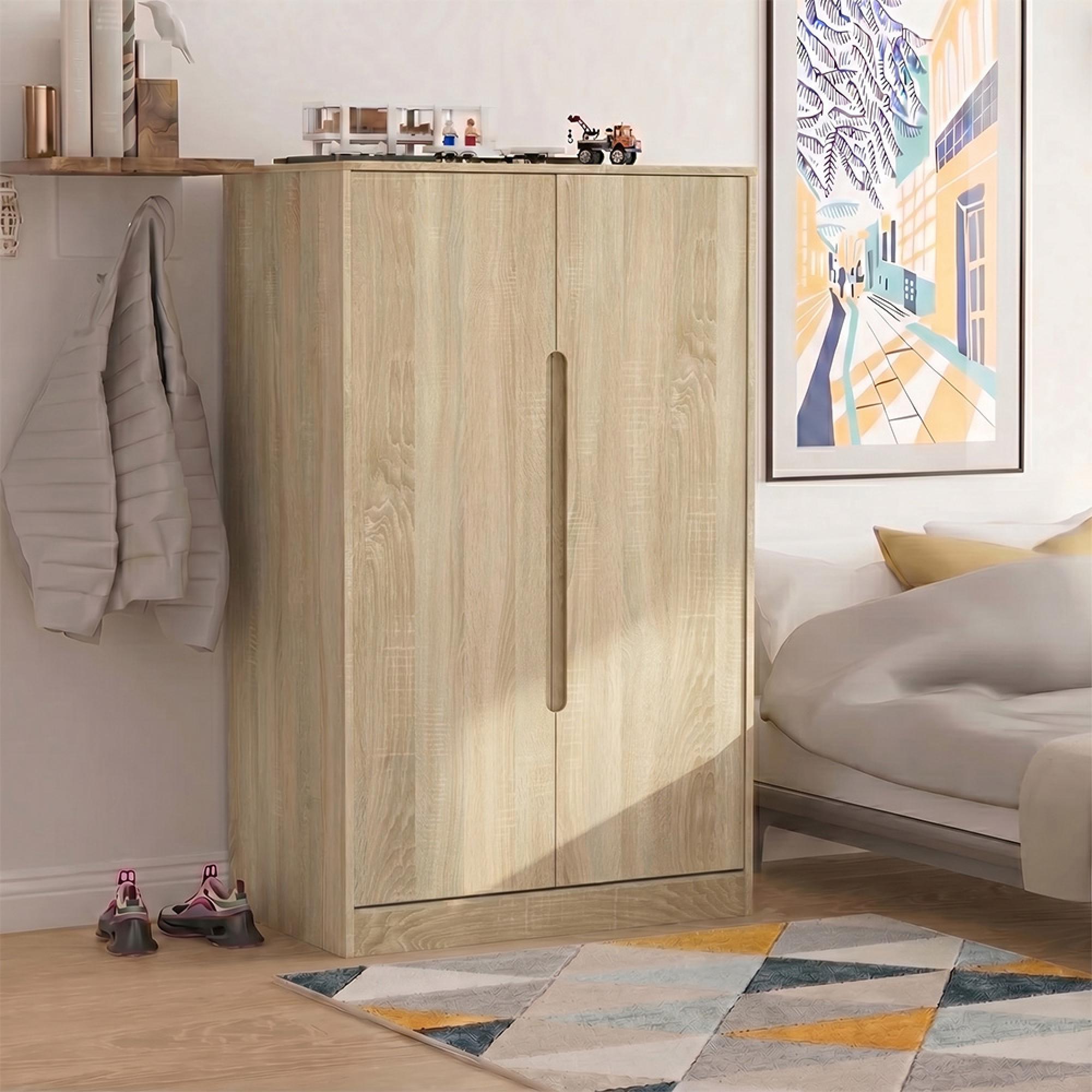 Monaco Wardrobe - Midi - Oak