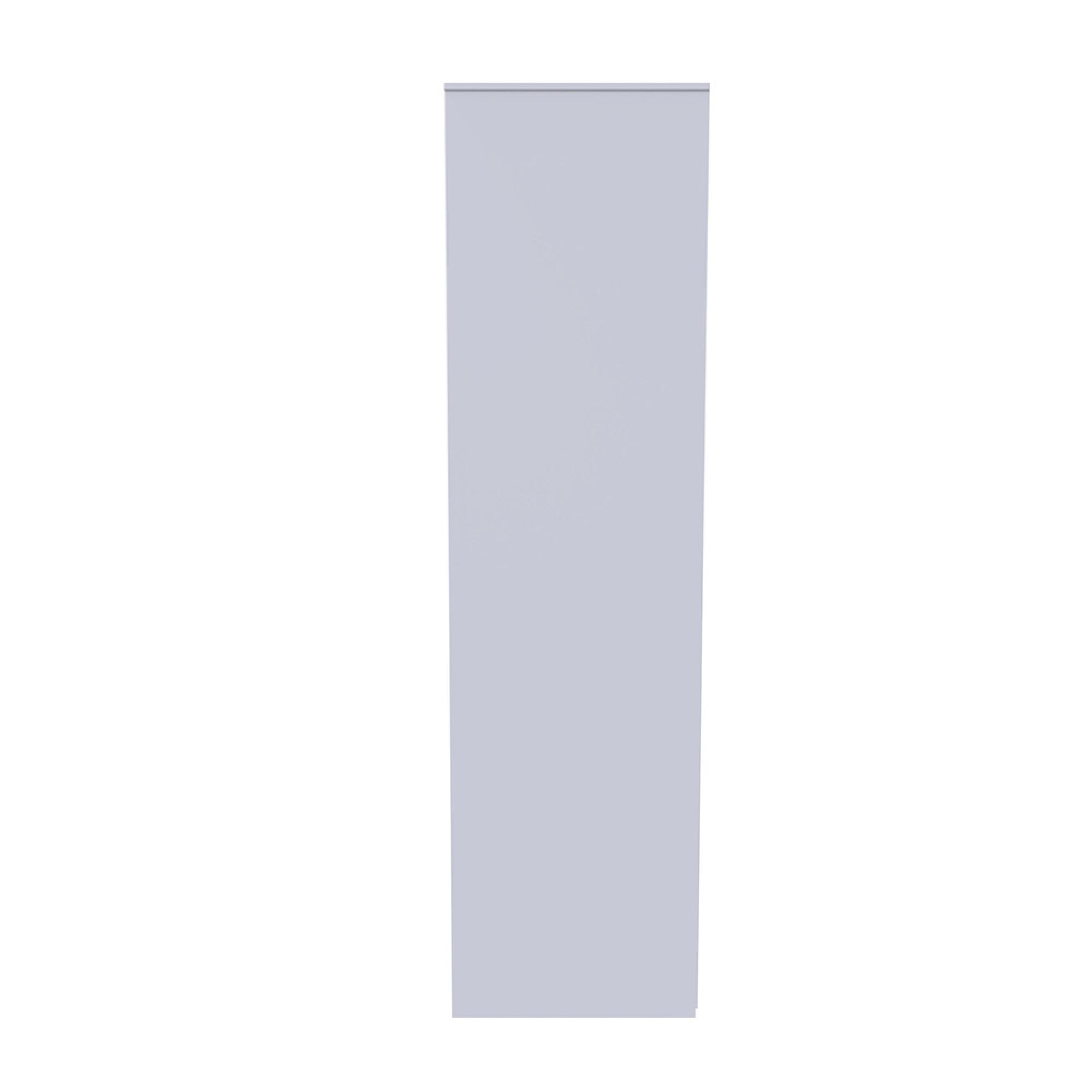 Monaco Wardrobe - 3 Door - 1 Mirror - Tall - Triple - White