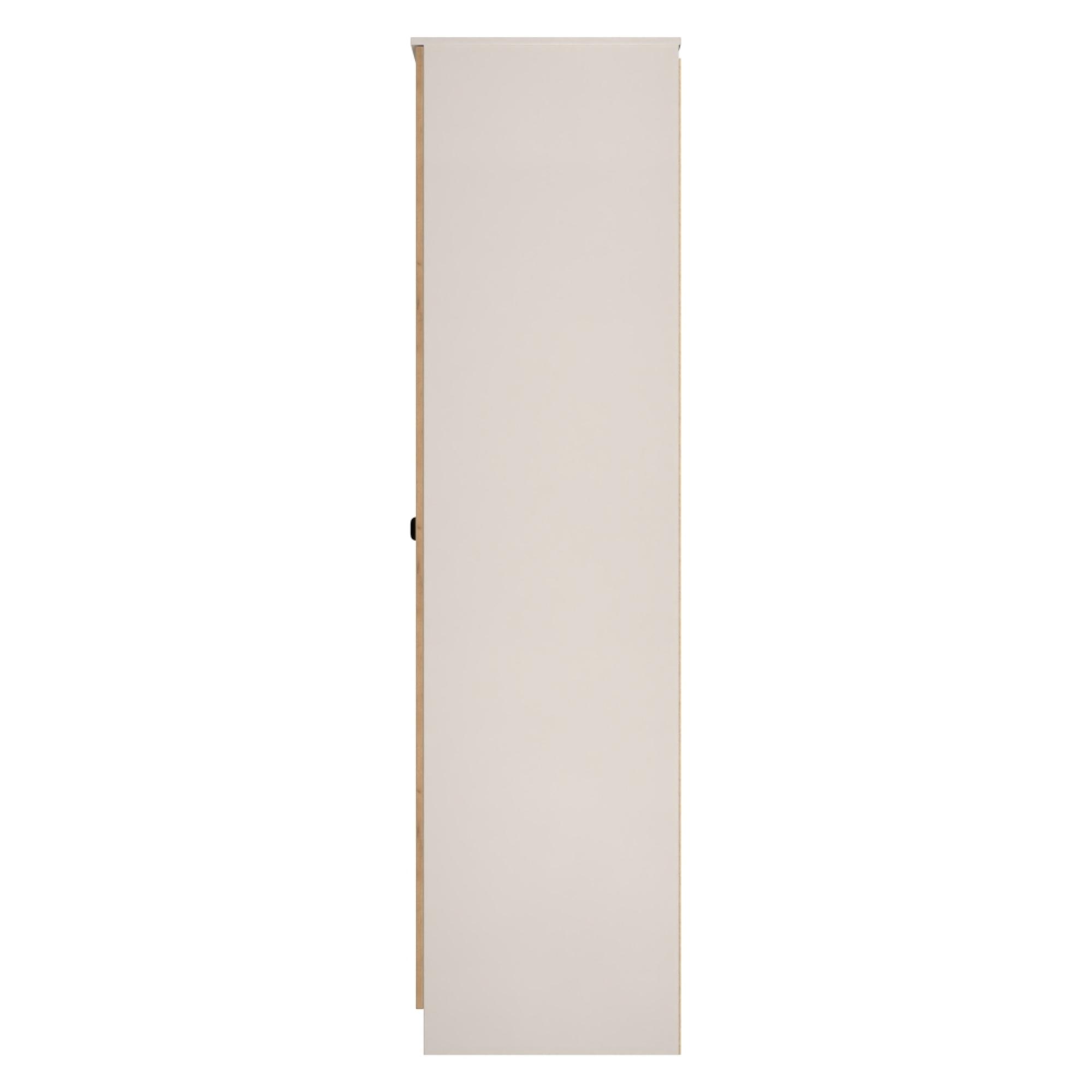 Bora Wardrobe - 2 Door - Gold Craft Oak and Kashmir Matt