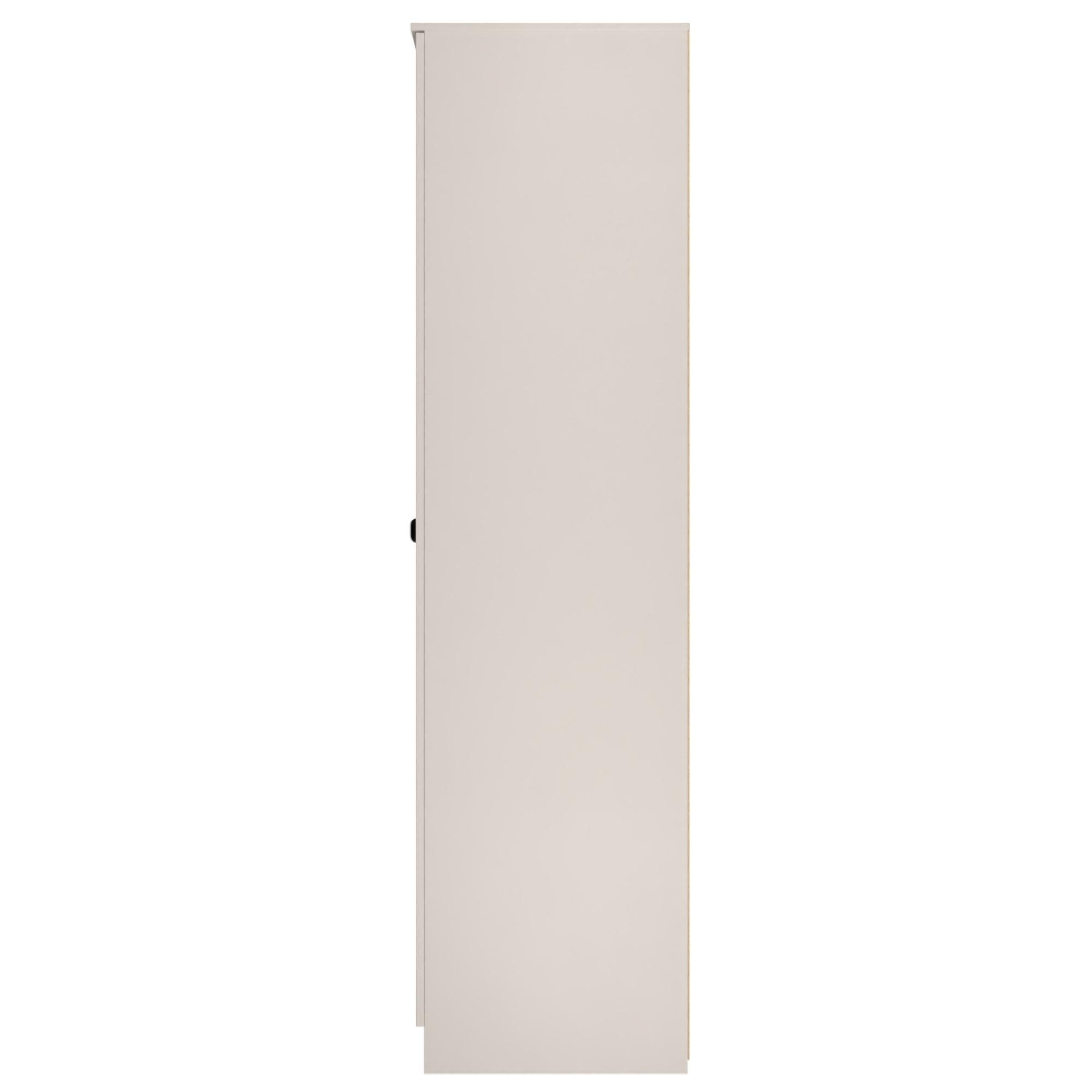 Bora Triple Wardrobe - 2 Door - Open Shelf - Kashmir Matt