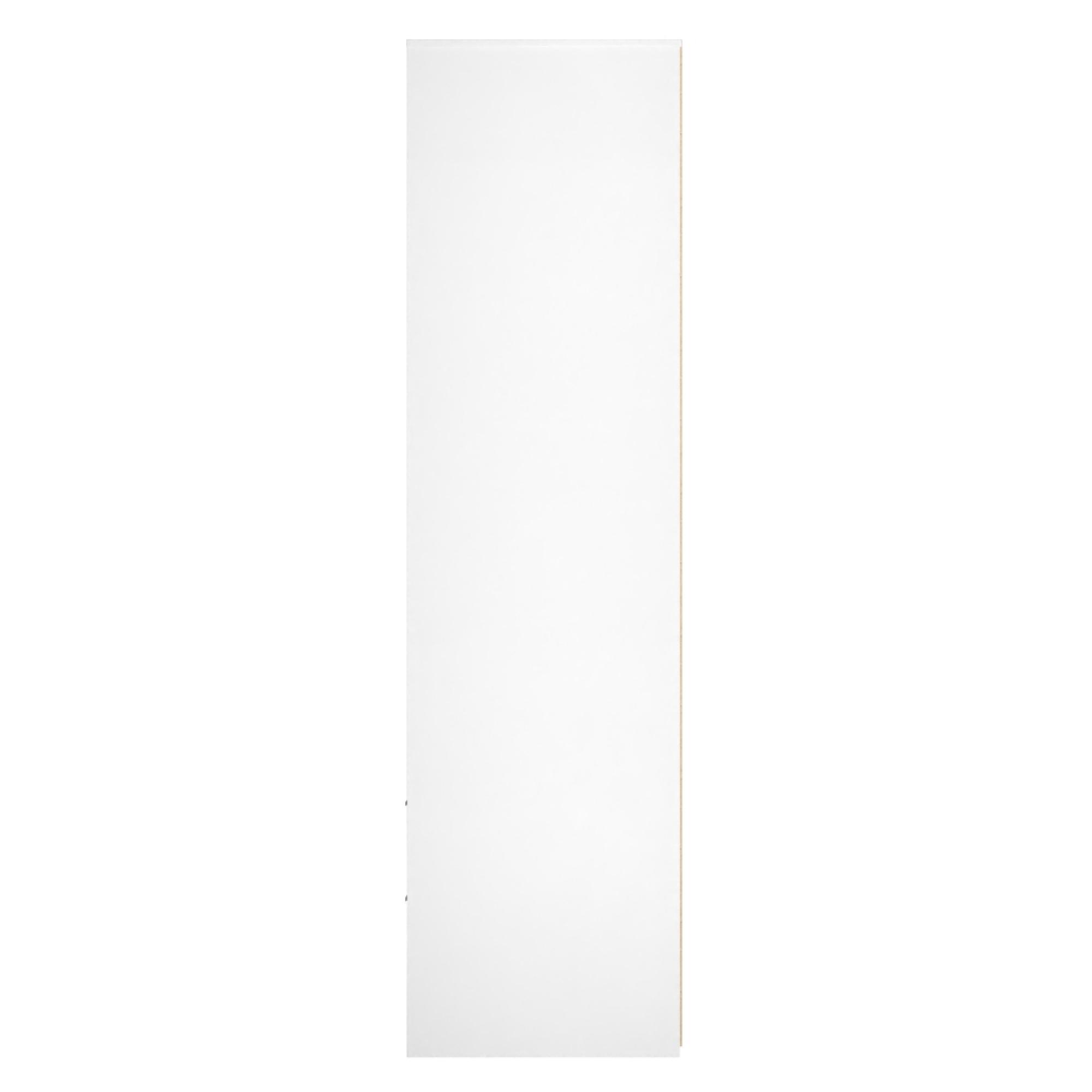 Fluted Wardrobe - 2 Door - 2 Drawer - White Matt