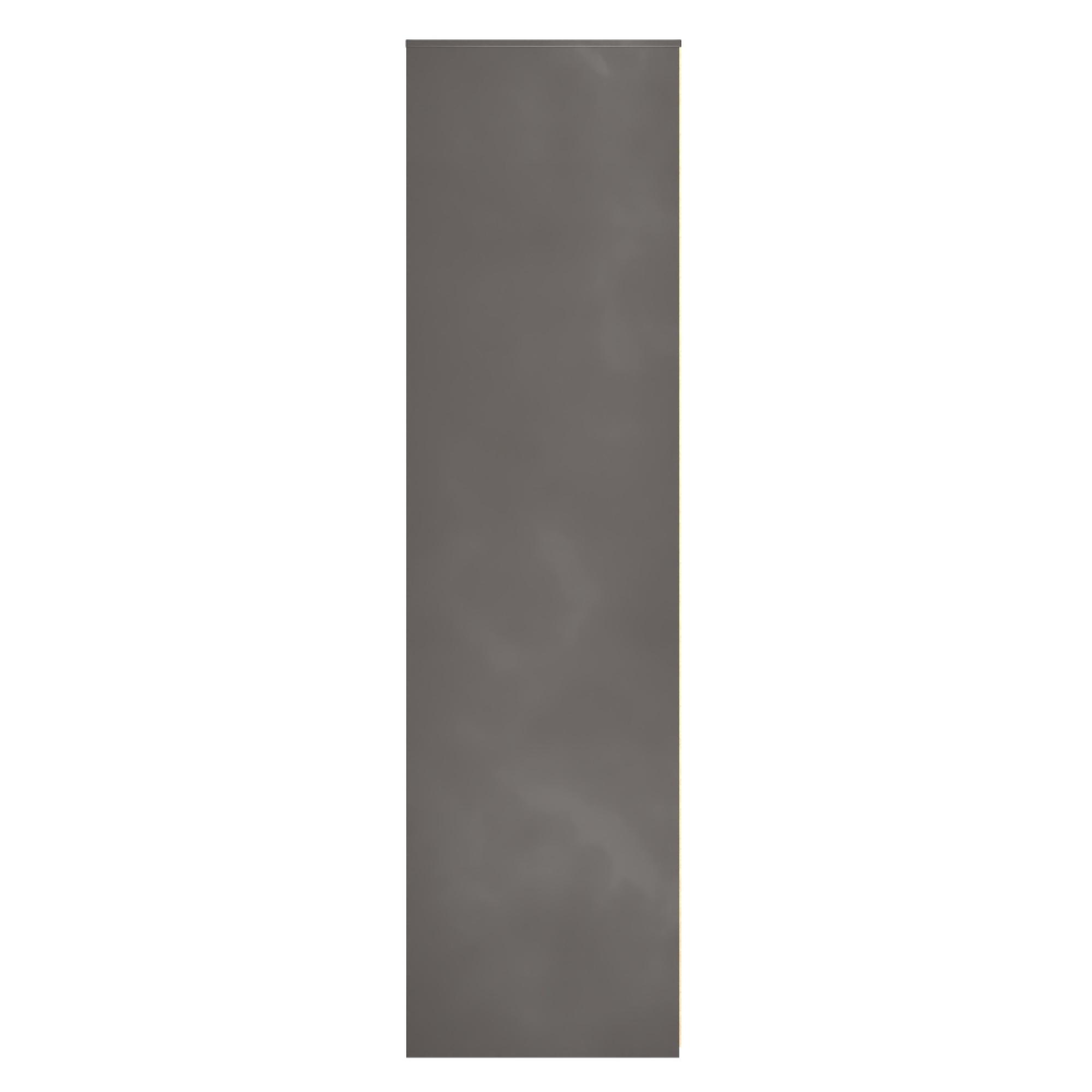 Fluted Wardrobe - 2 Door - Graphite