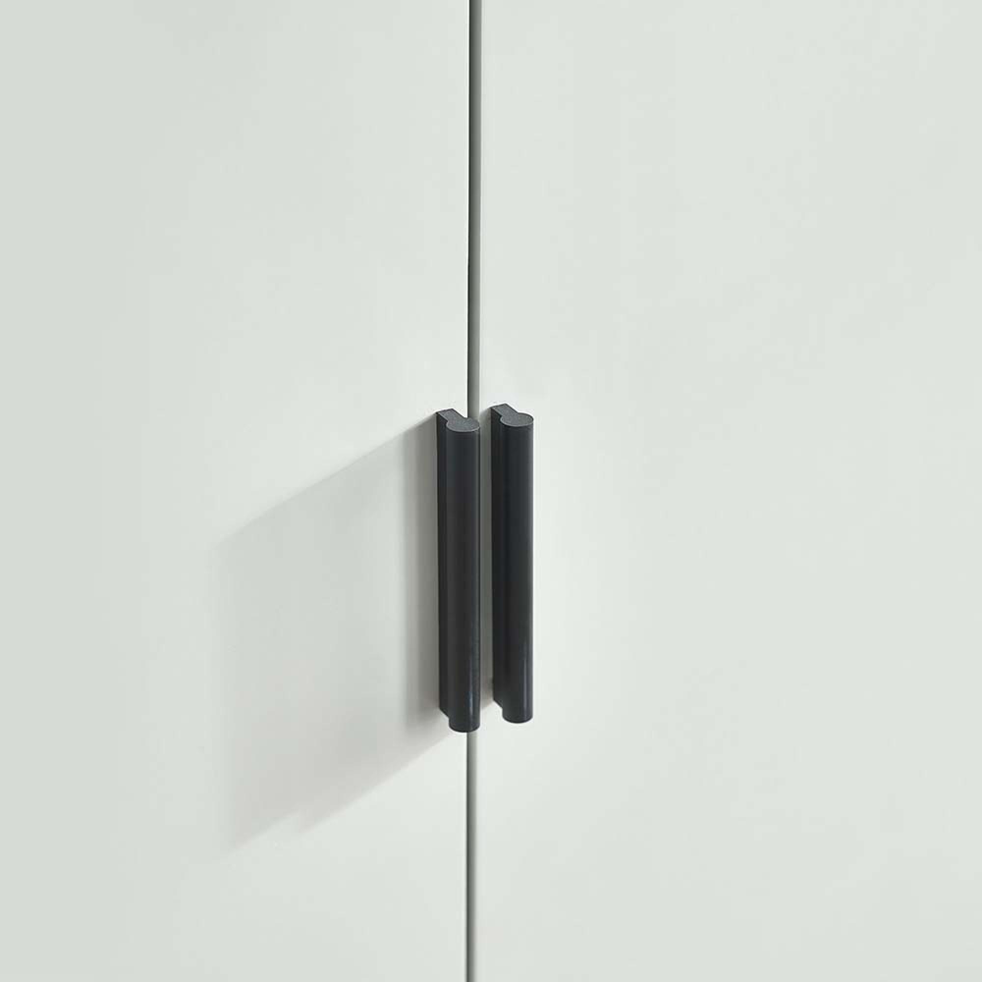 Alba Grey Wardrobe - 2 Door