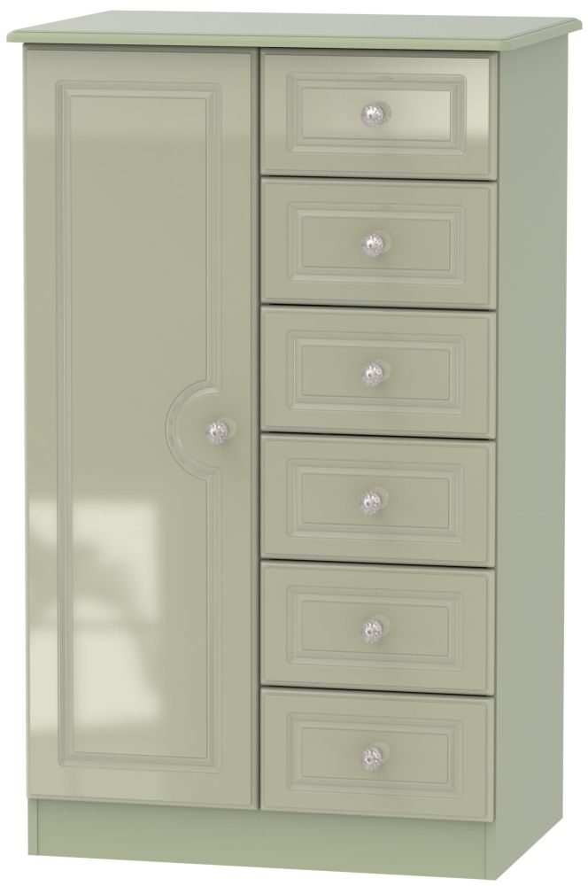 Balmoral Mushroom 1 Door Midi Wardrobe