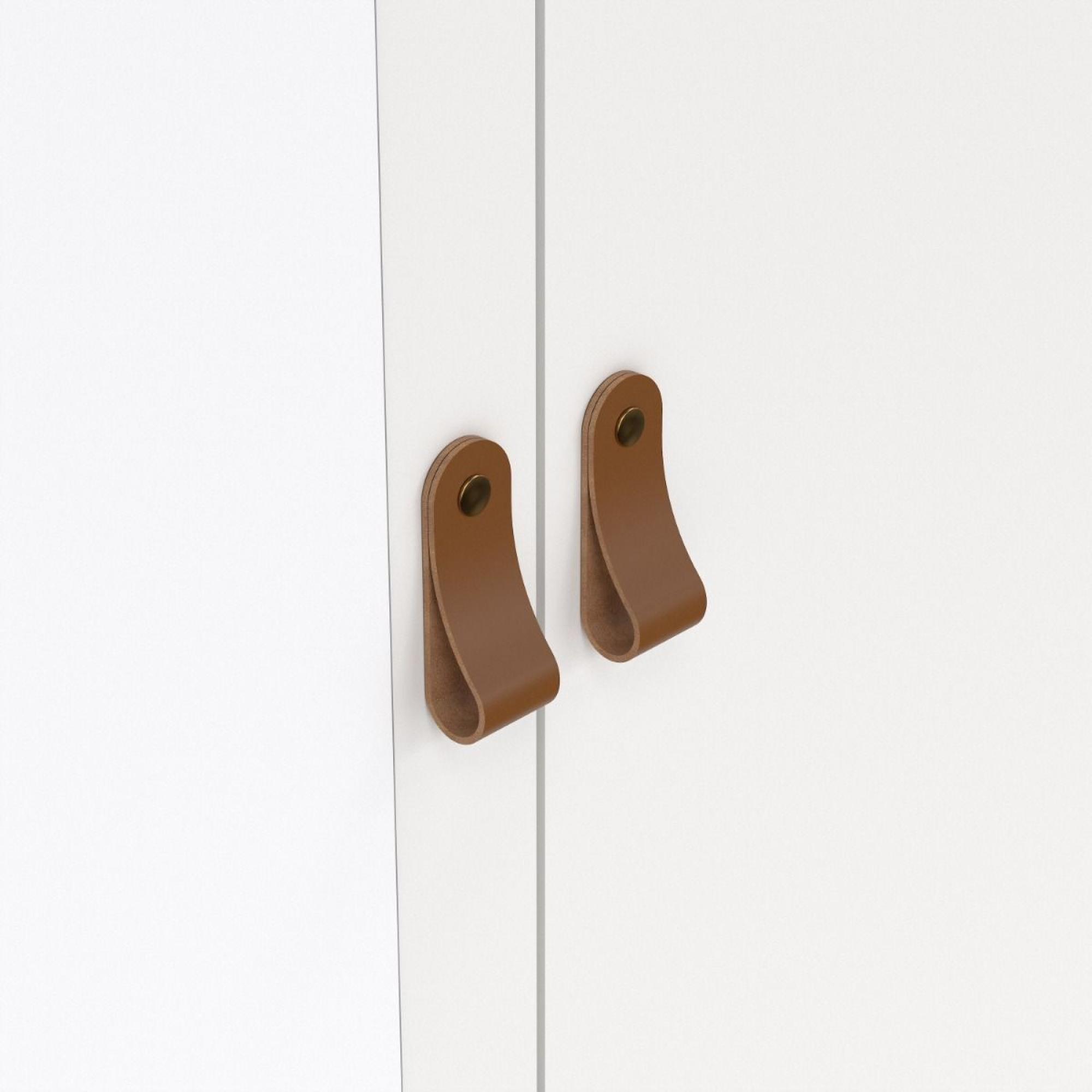 Barcelona Wardrobe - 2 Door - 2 Drawer - Combi - White