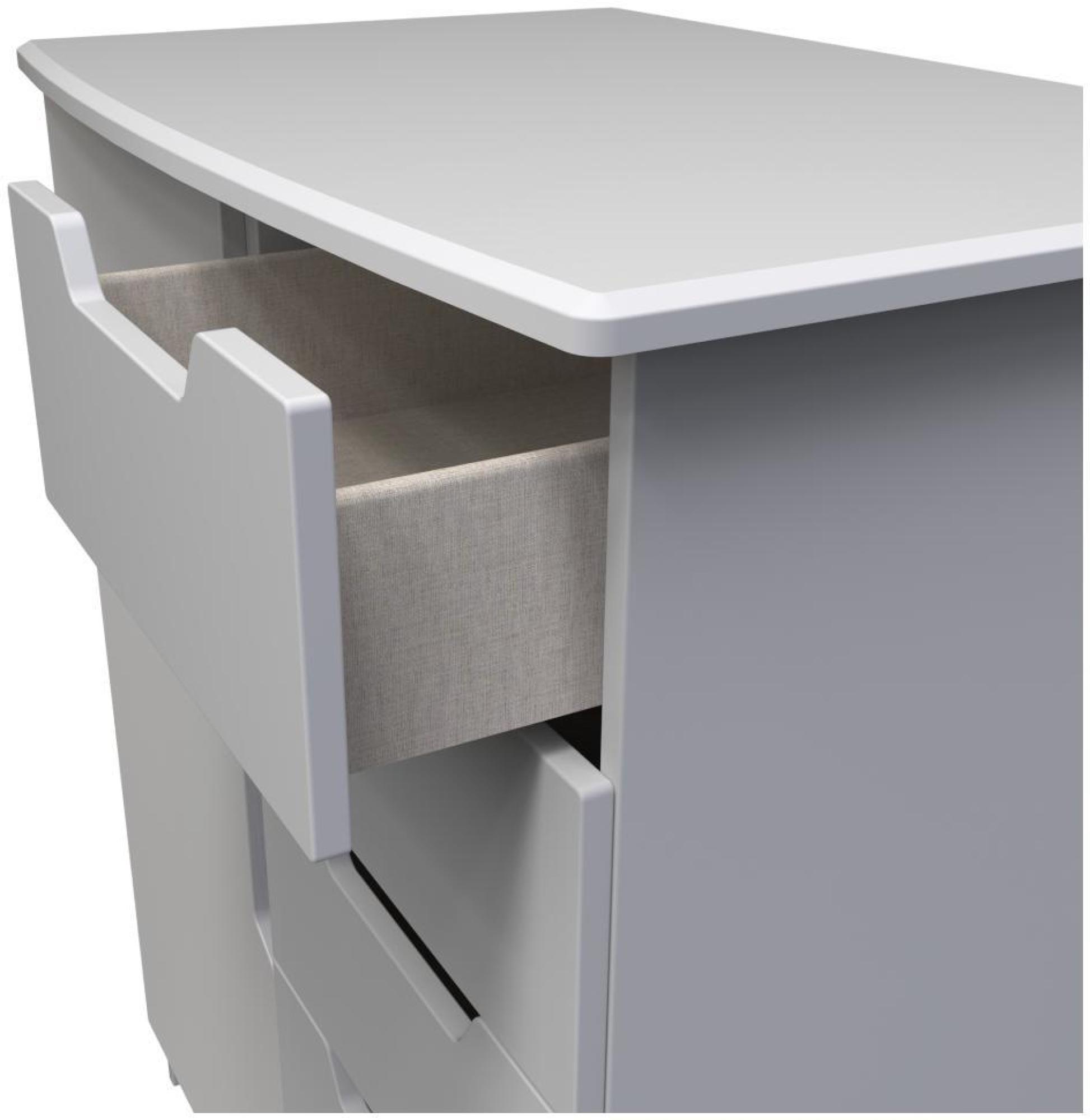 Bella Wardrobe - 1 Door - Midi - Grey