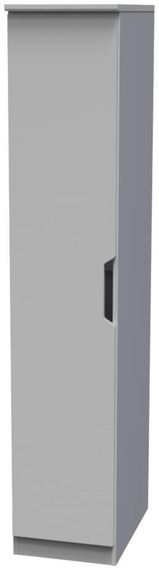 Bella Wardrobe - 1 Door - Single - Grey Ash