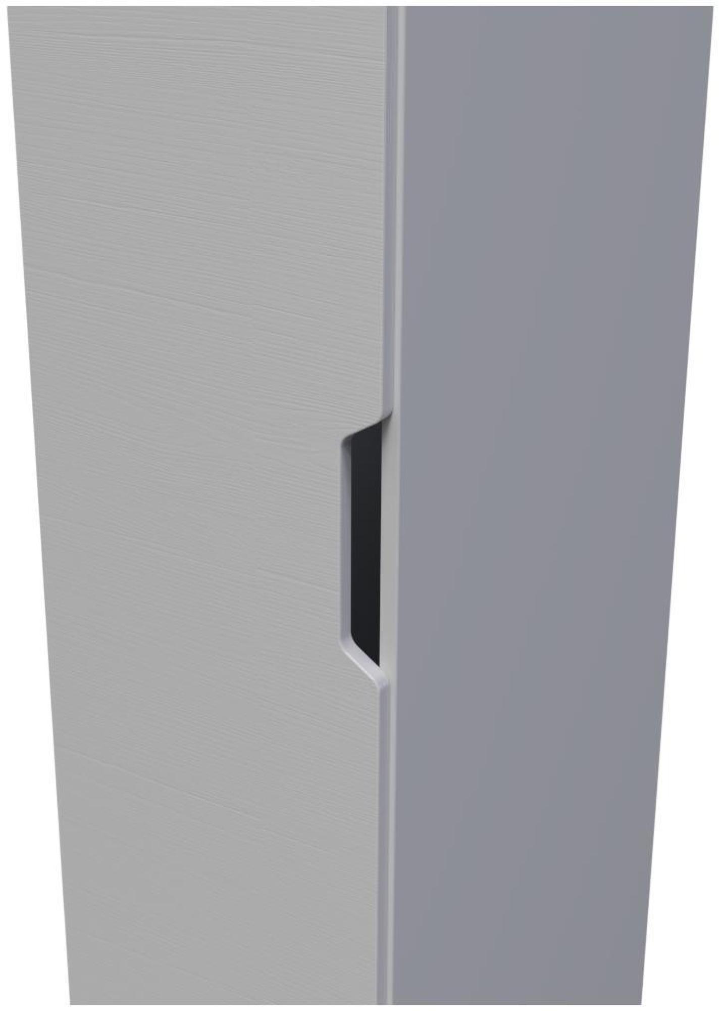 Bella Wardrobe - 1 Door - Single - Grey Ash
