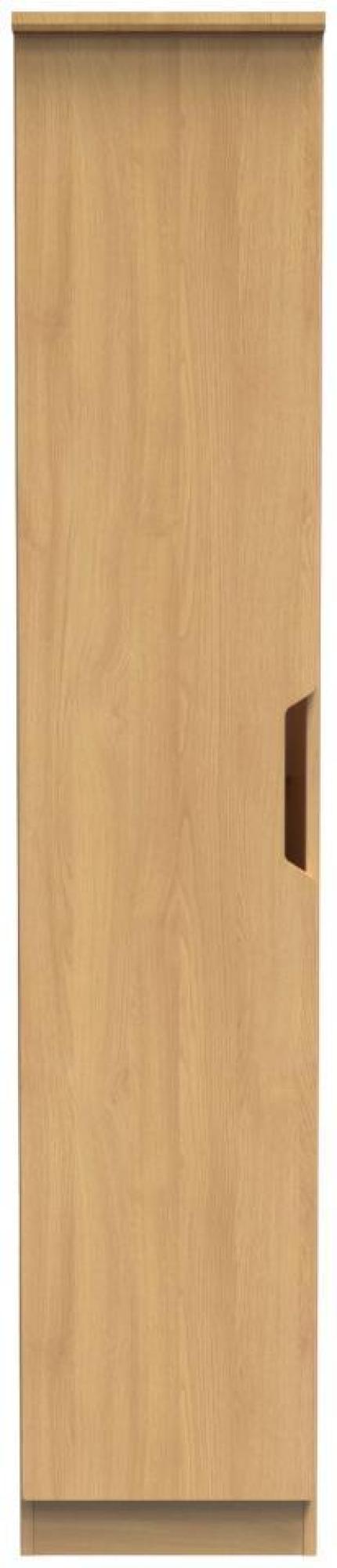 Bella Oak Effect 1 Door Single Wardrobe