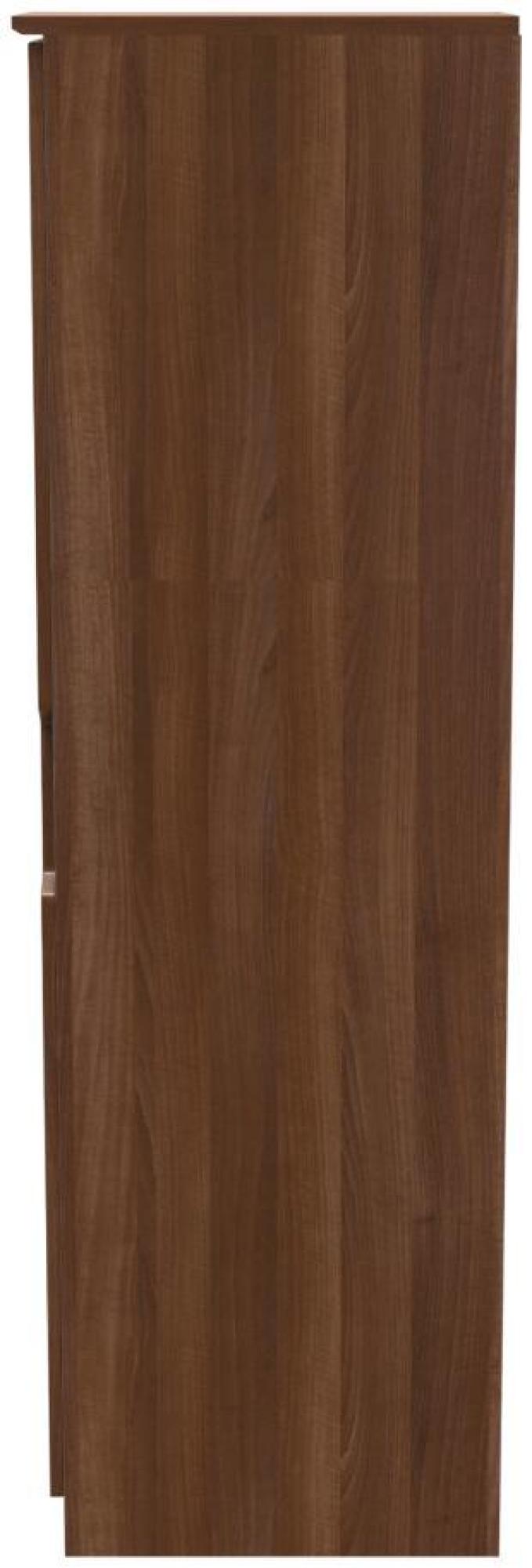 Bella Wardrobe - 1 Door - Single - Walnut