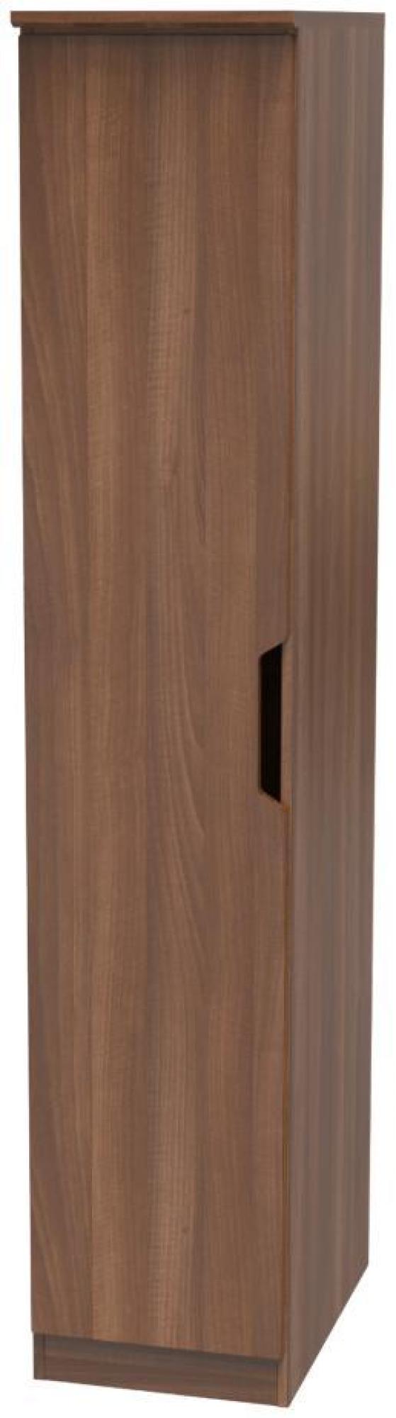 Bella Wardrobe - 1 Door - Single - Walnut