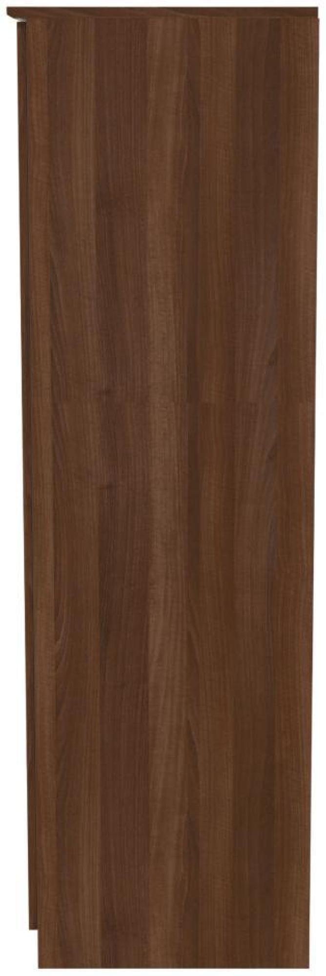 Bella Wardrobe - 3 Door - Triple - with LHF 2 Drawers - Walnut