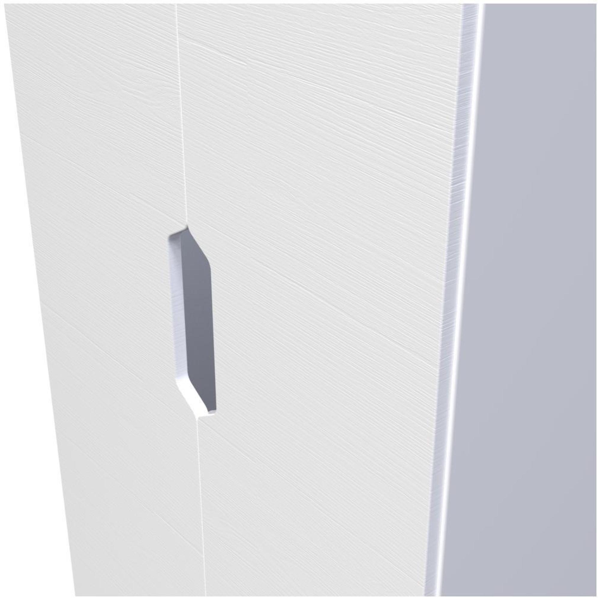 Bella Wardrobe - 2 Door - Plain - Tall - White
