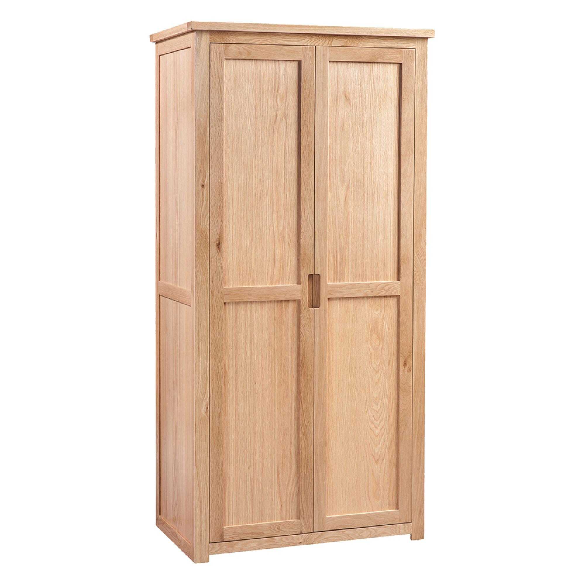 Moderna Wardrobe - 2 Door - Oak