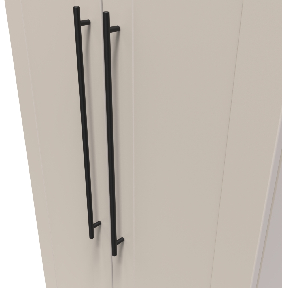 Beverley Wardrobe - 2 Door - Plain - Tall - Cashmere