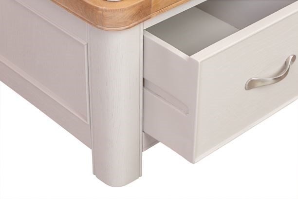 Clarion Wardrobe - 2 Door - Oak and Grey