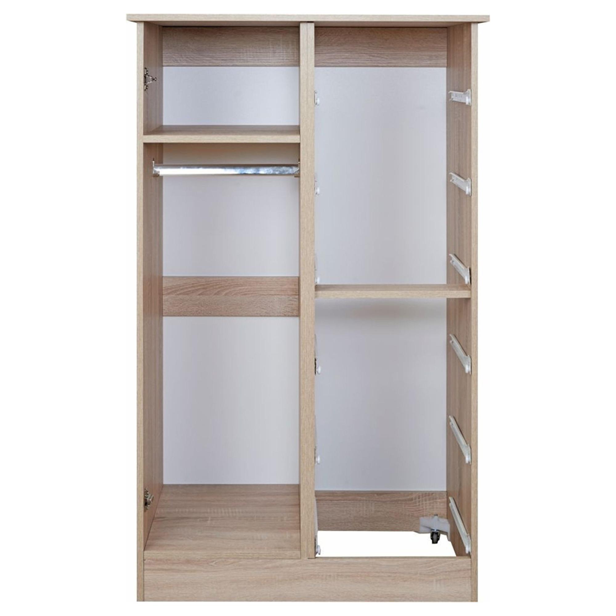 Clearance - Pembroke Midi Wardrobe - 1 Door - White - FSS16406