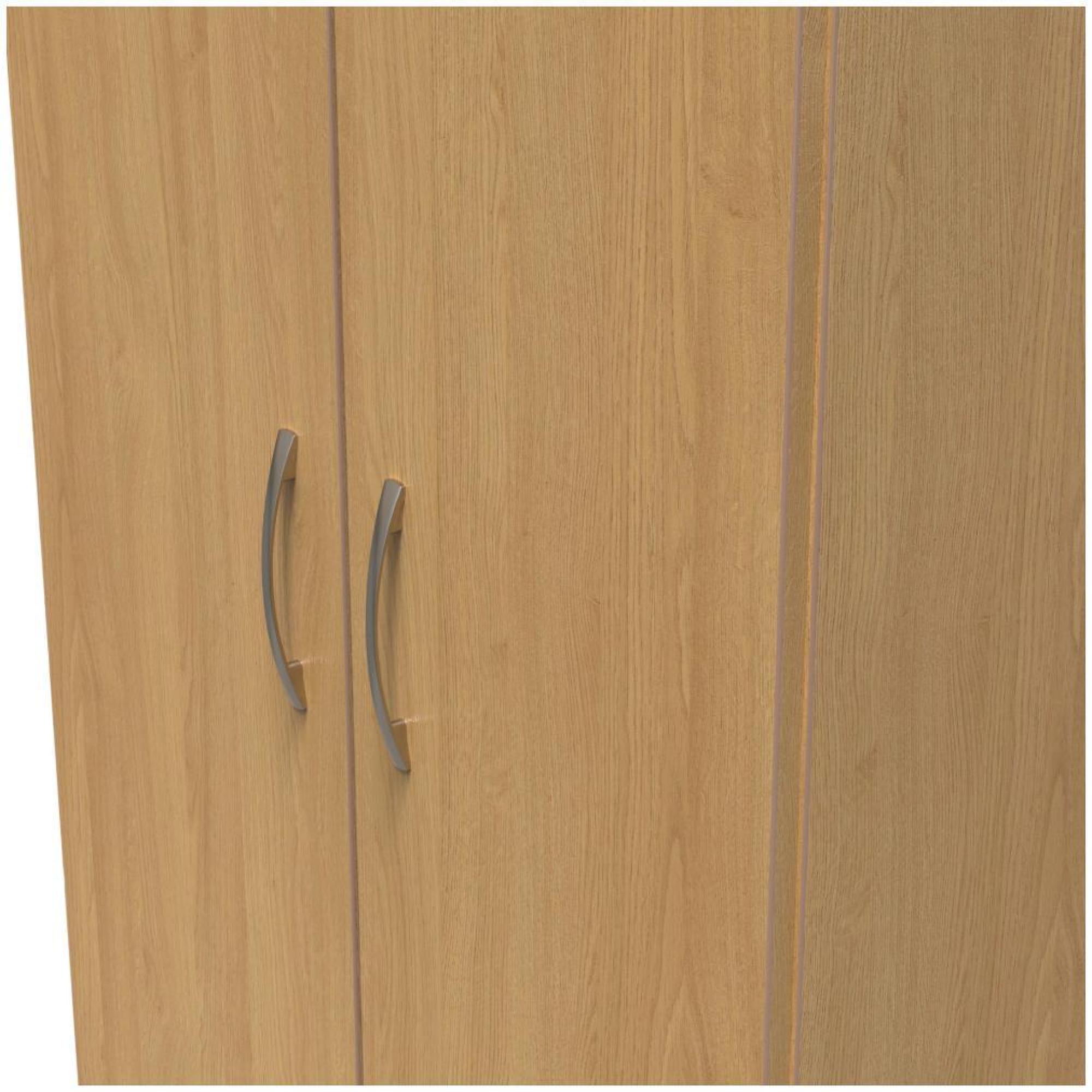 Eve Wardrobe - 2 Door - Plain - Tall - Oak