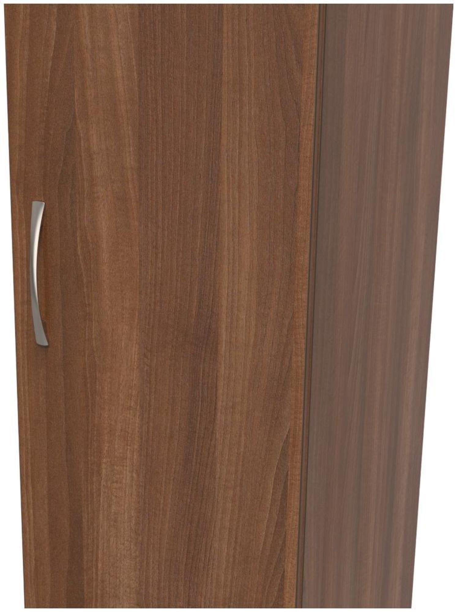 Eve Wardrobe - 1 Door - Single - Tall - Walnut