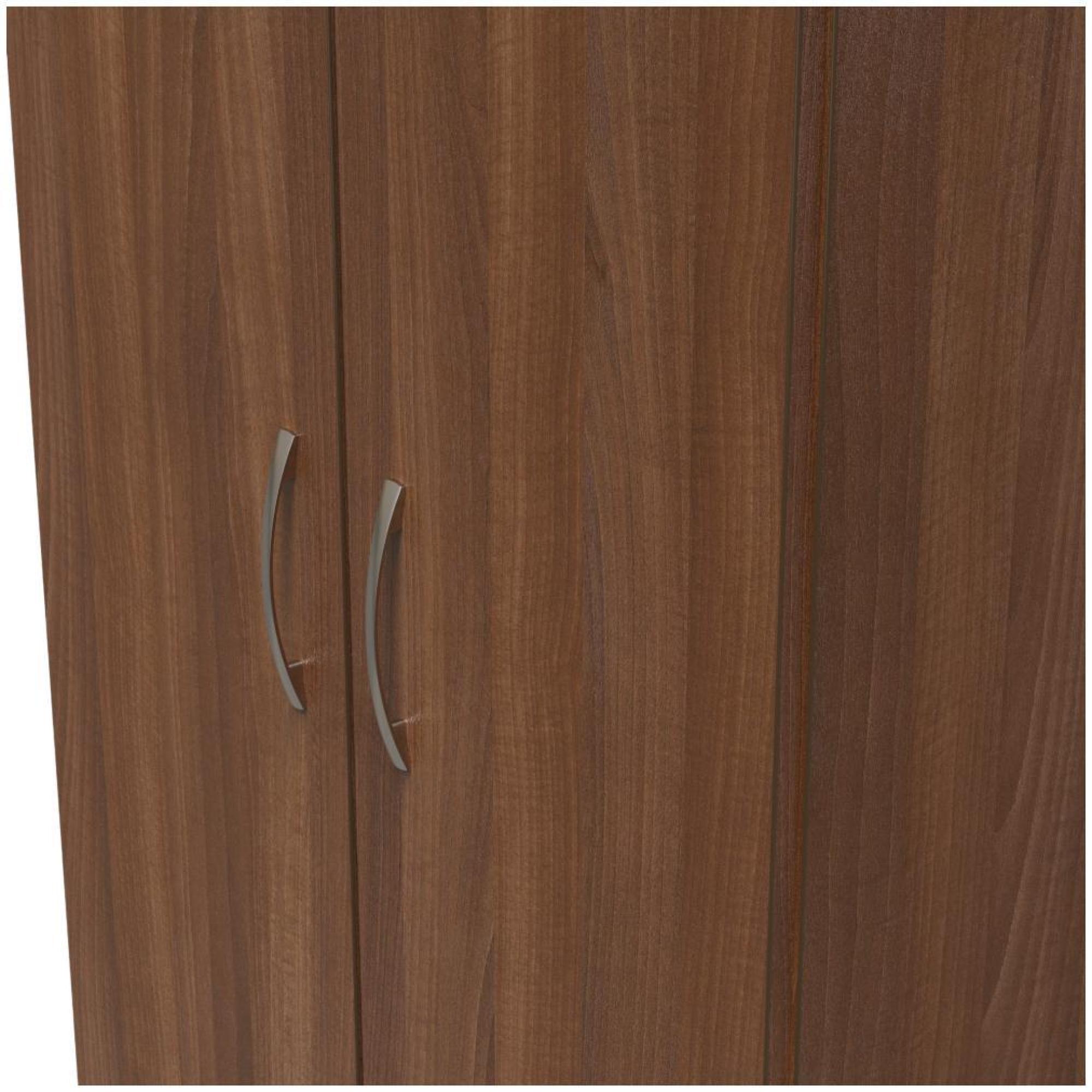 Eve Wardrobe - 2 Door - Plain - Tall - Walnut