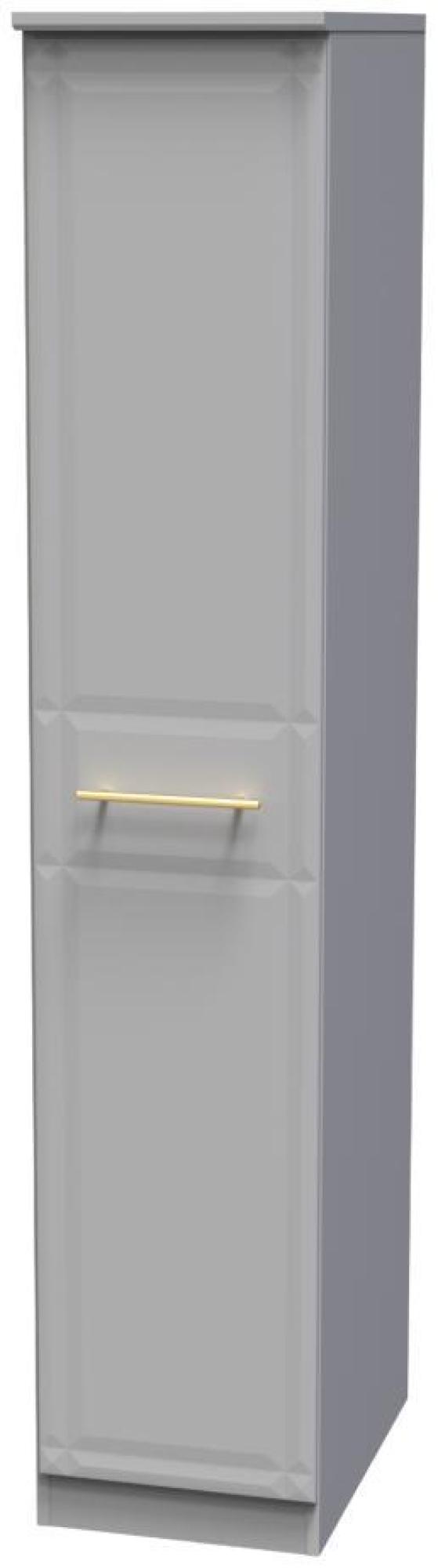 Faye Wardrobe - 1 Door - Single - Grey