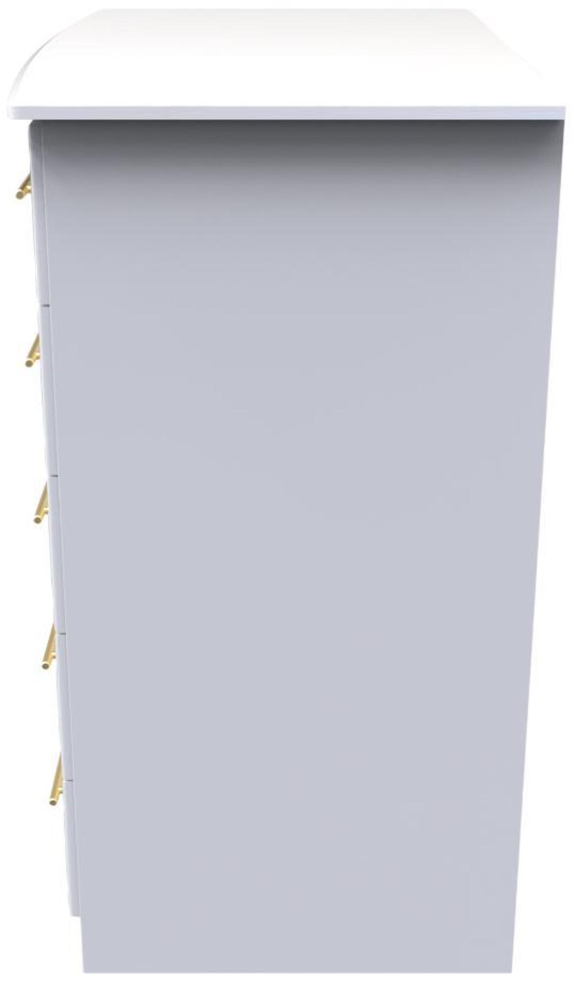 Faye Wardrobe - 1 Door - Midi - White