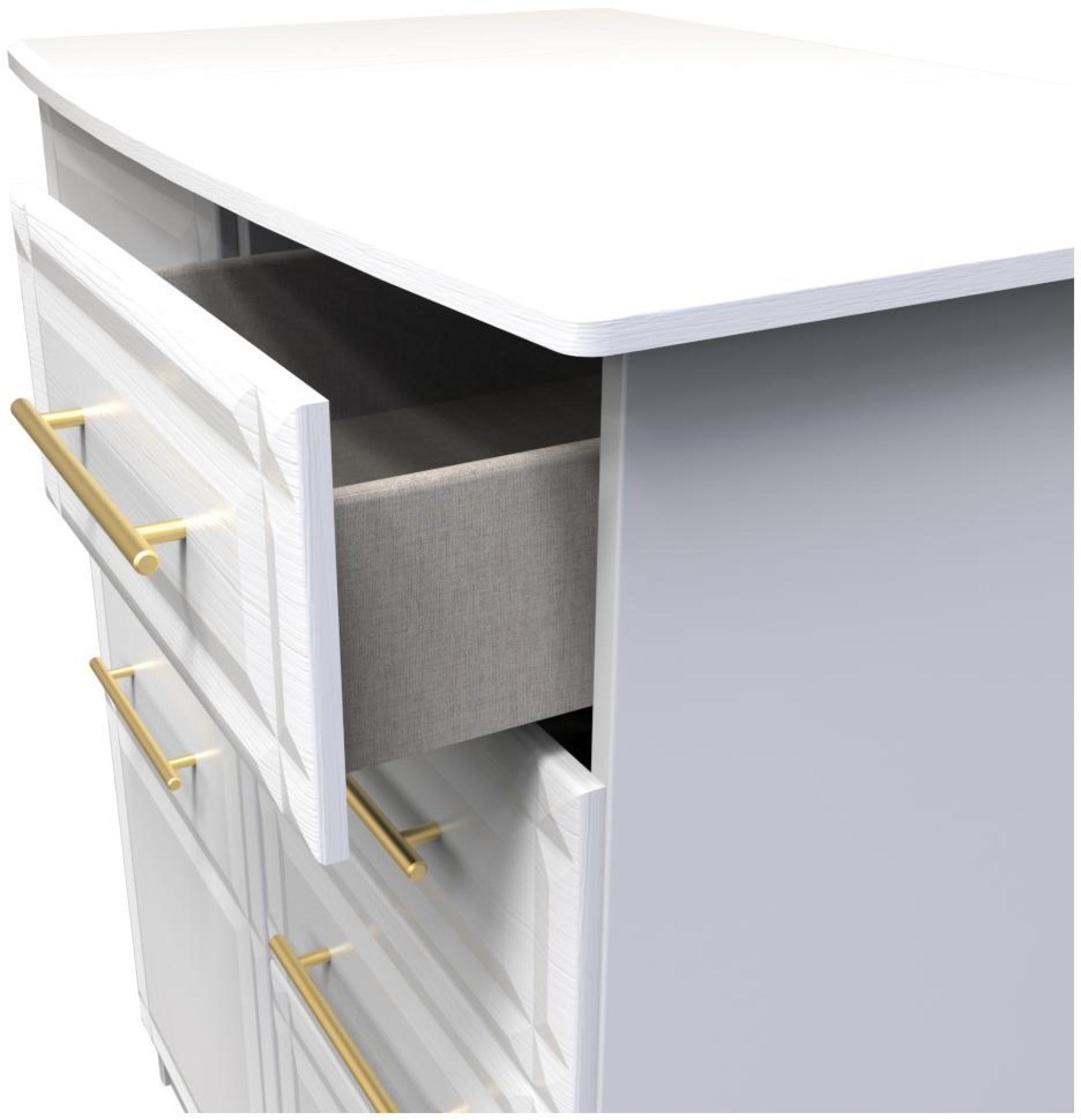 Faye Wardrobe - 1 Door - Midi - White