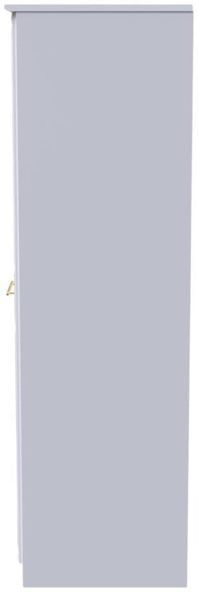 Faye Wardrobe - 2 Door - Plain - Tall - White