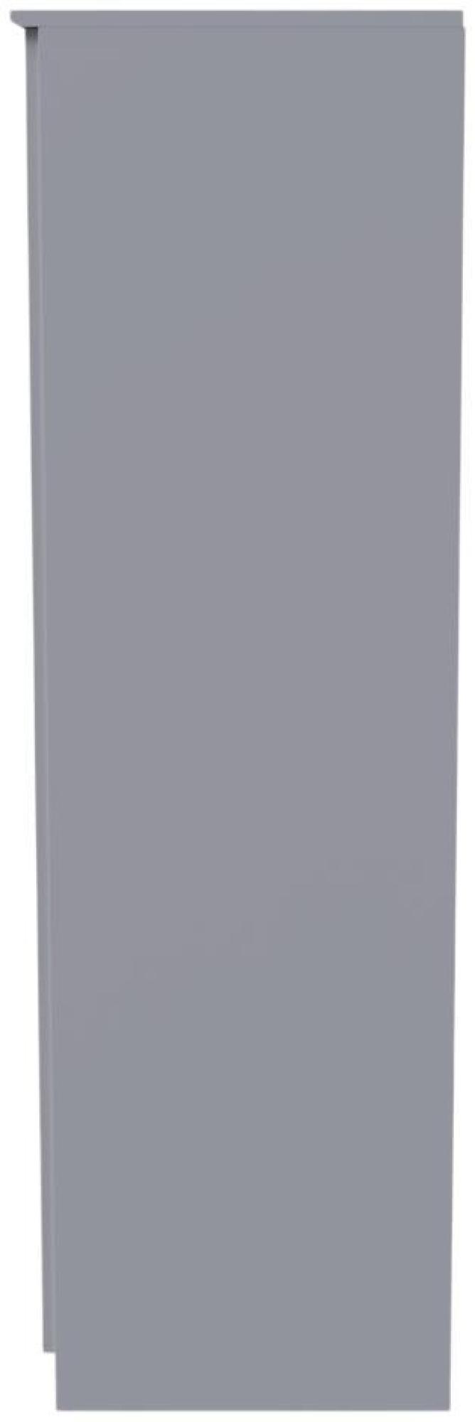 Flora Wardrobe - 3 Door - LHF 2 Drawers - Triple - Grey Ash