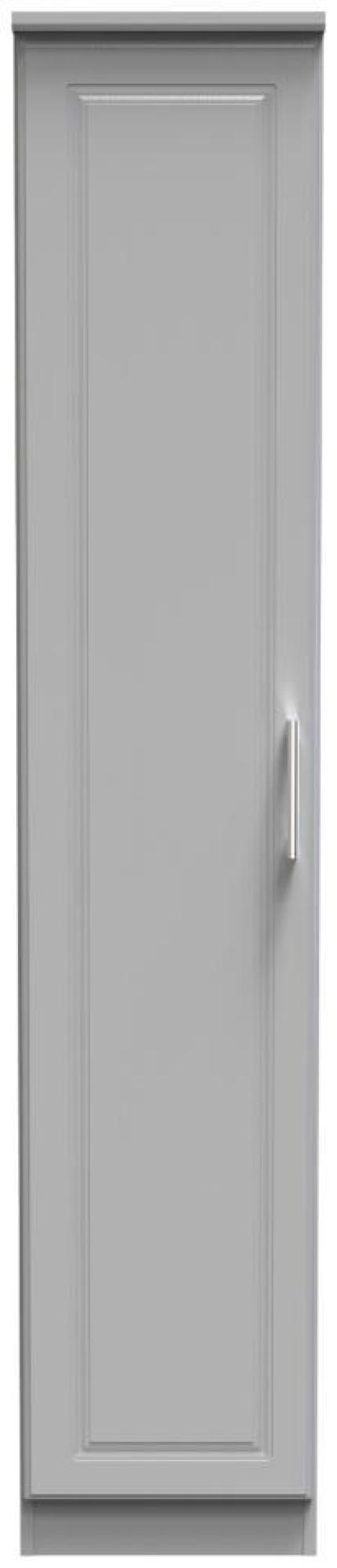 Gina Grey Ash 1 Door Single Wardrobe