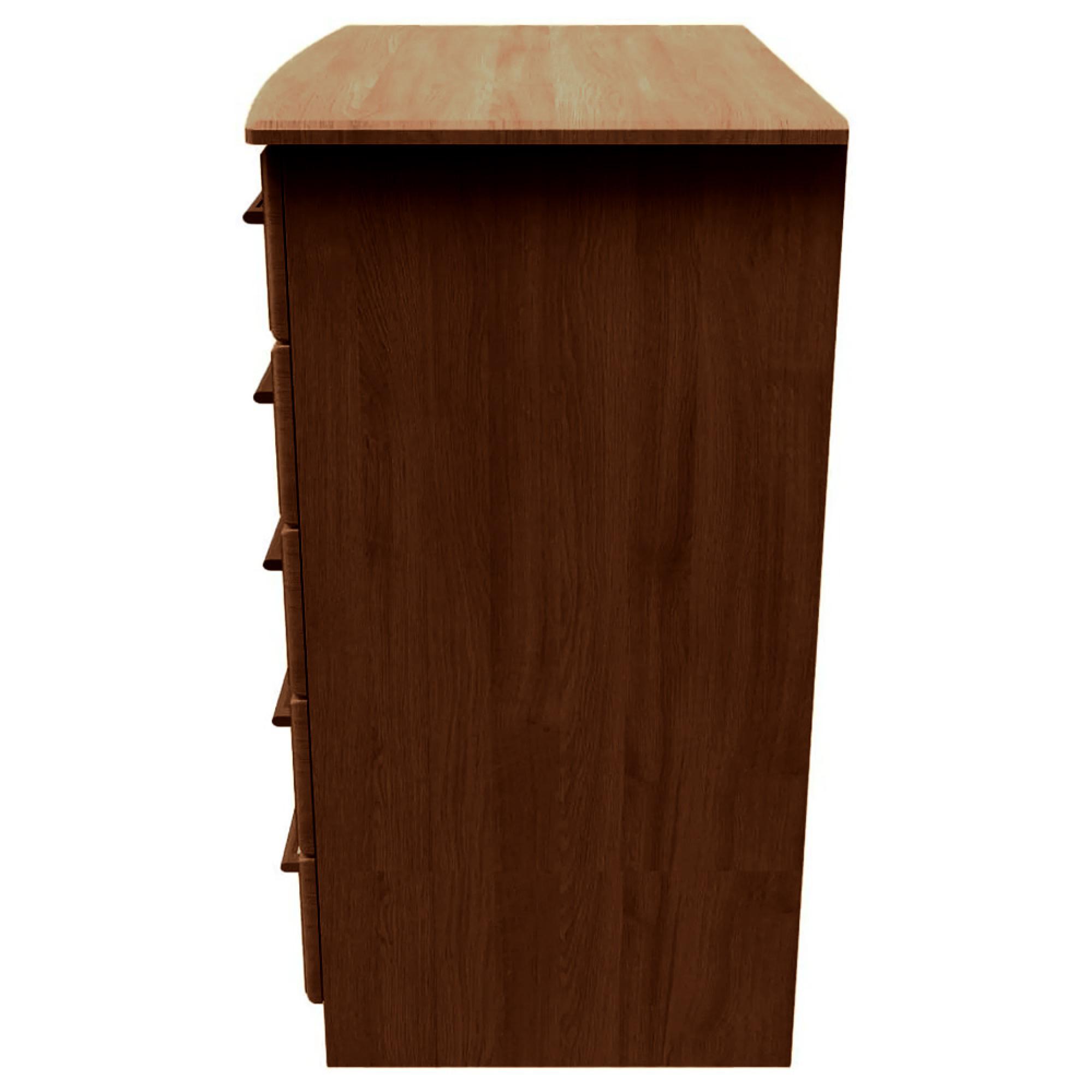 Gina Wardrobe - 1 Door - Midi - Walnut