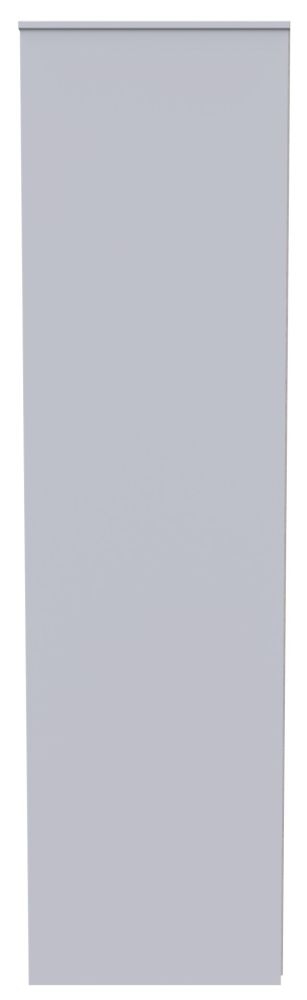 Las Vegas Wardrobe - 2 Door - Plain - Tall - White and Green