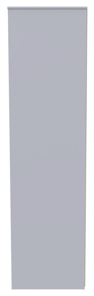 Las Vegas Wardrobe - 3 Door - 1 Mirror - Tall - Triple - White and Green