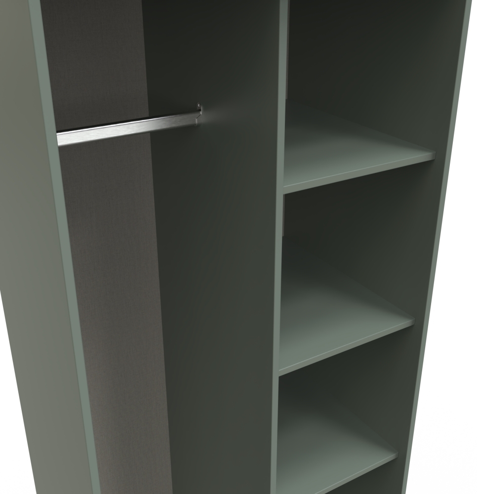 Linear Wardrobe - Front Open Shelf - Green