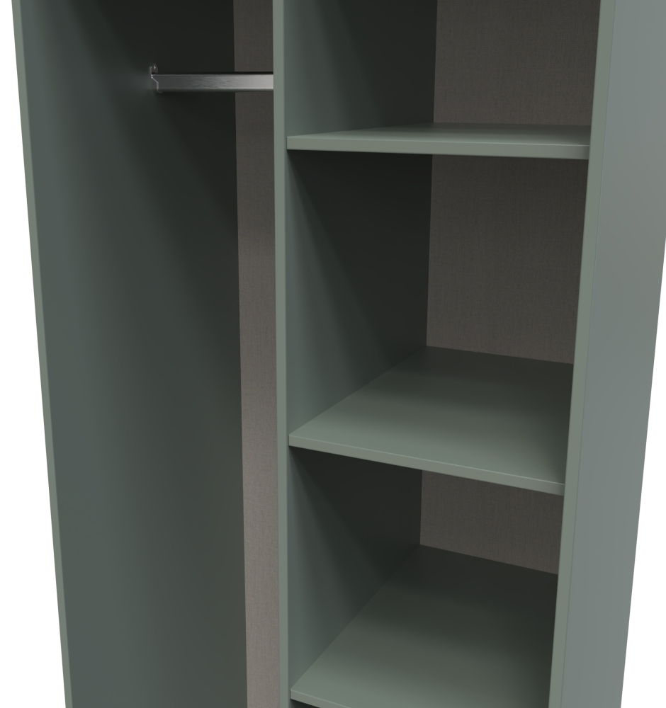 Linear Wardrobe - Front Open Shelf - Green