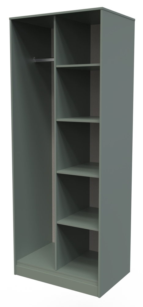 Linear Wardrobe - Front Open Shelf - Green