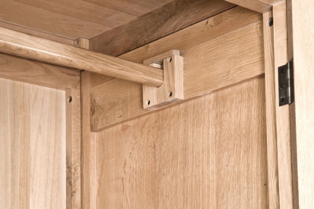 Lyon Wardrobe - 2 Door - Oak